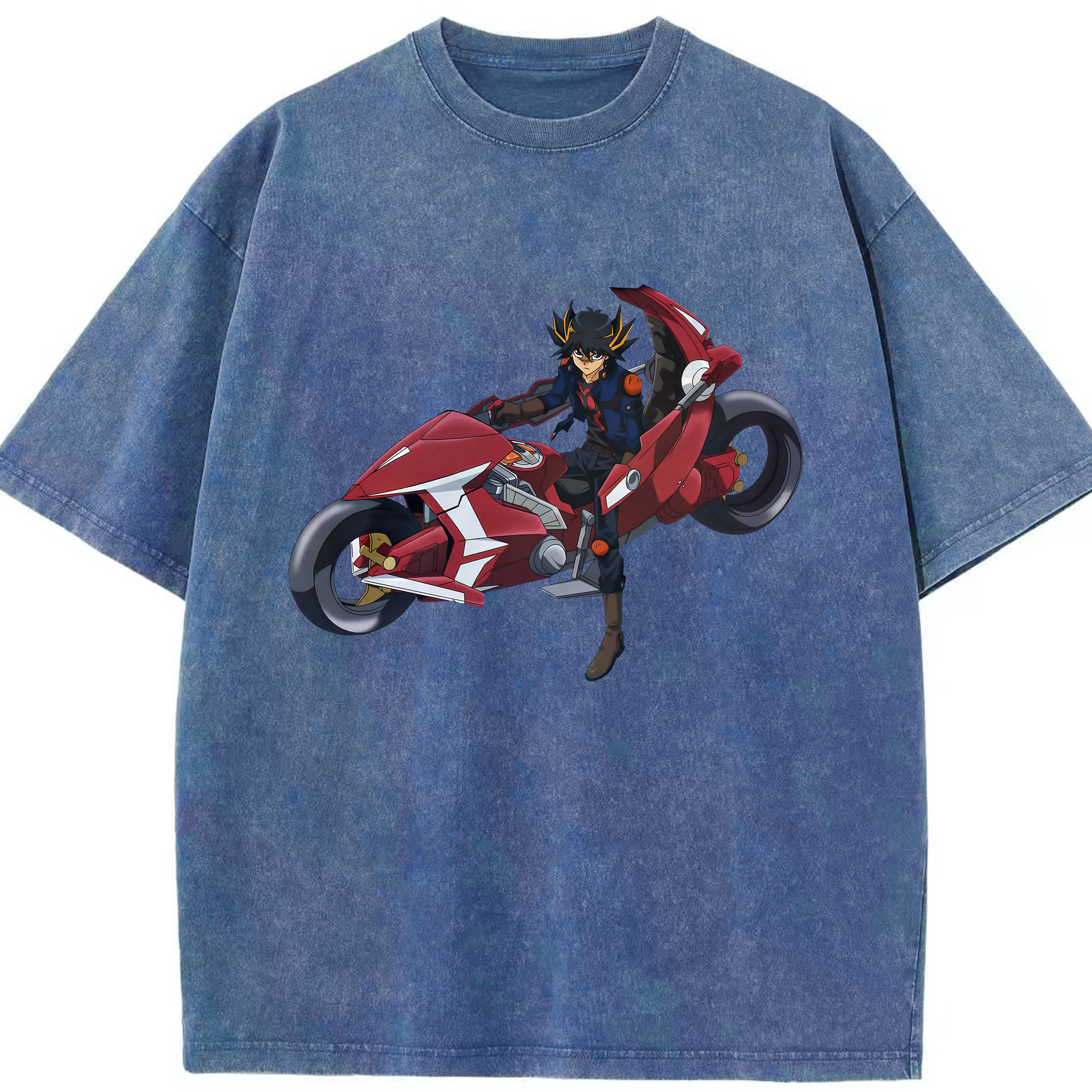 （画像用） 遊☆戯☆王 Yu-Gi-Oh! 綿100% ヴィンテージ風 半袖Tシャツ（フロントプリント）