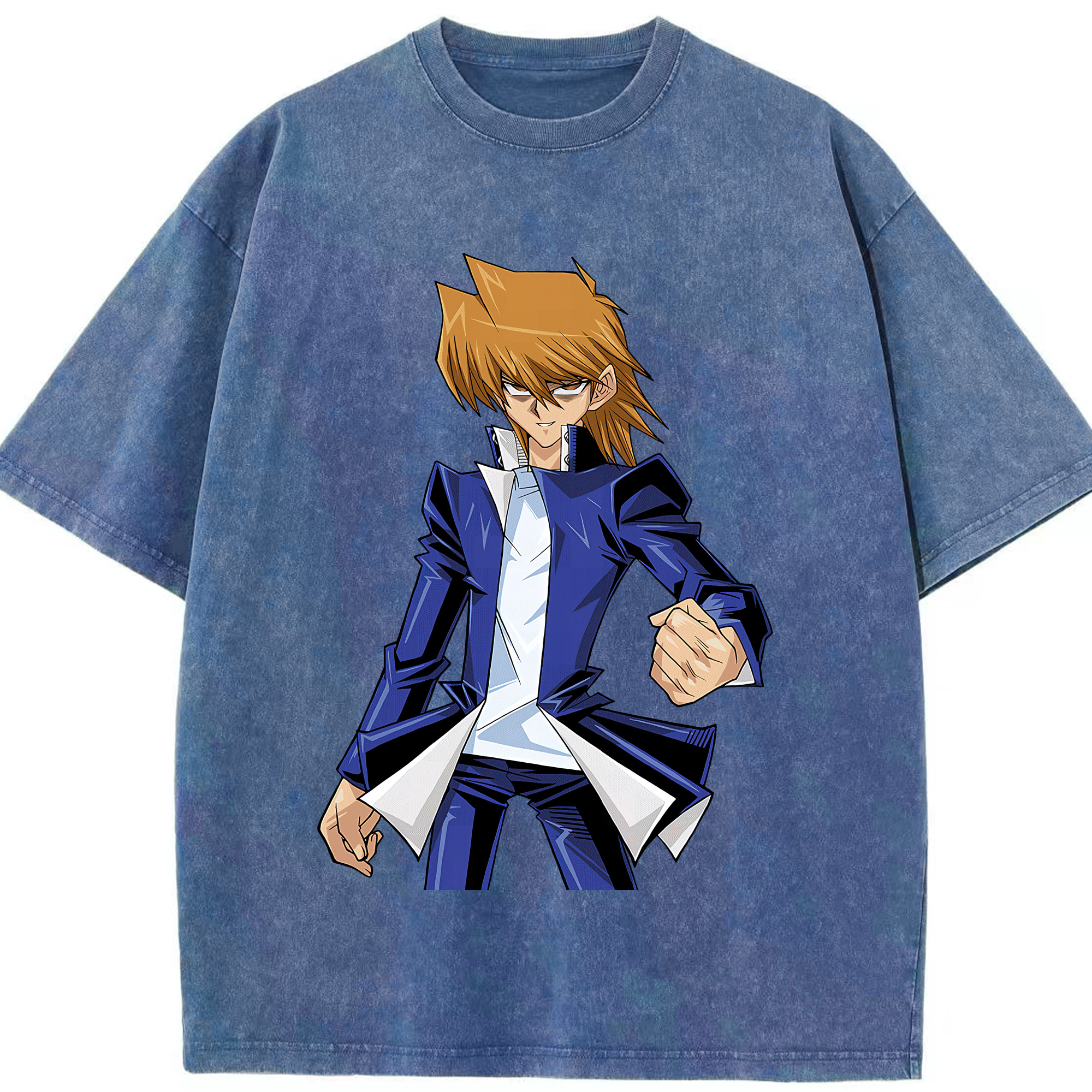 （画像用） 遊☆戯☆王 Yu-Gi-Oh! 綿100% ヴィンテージ風 半袖Tシャツ（フロントプリント）