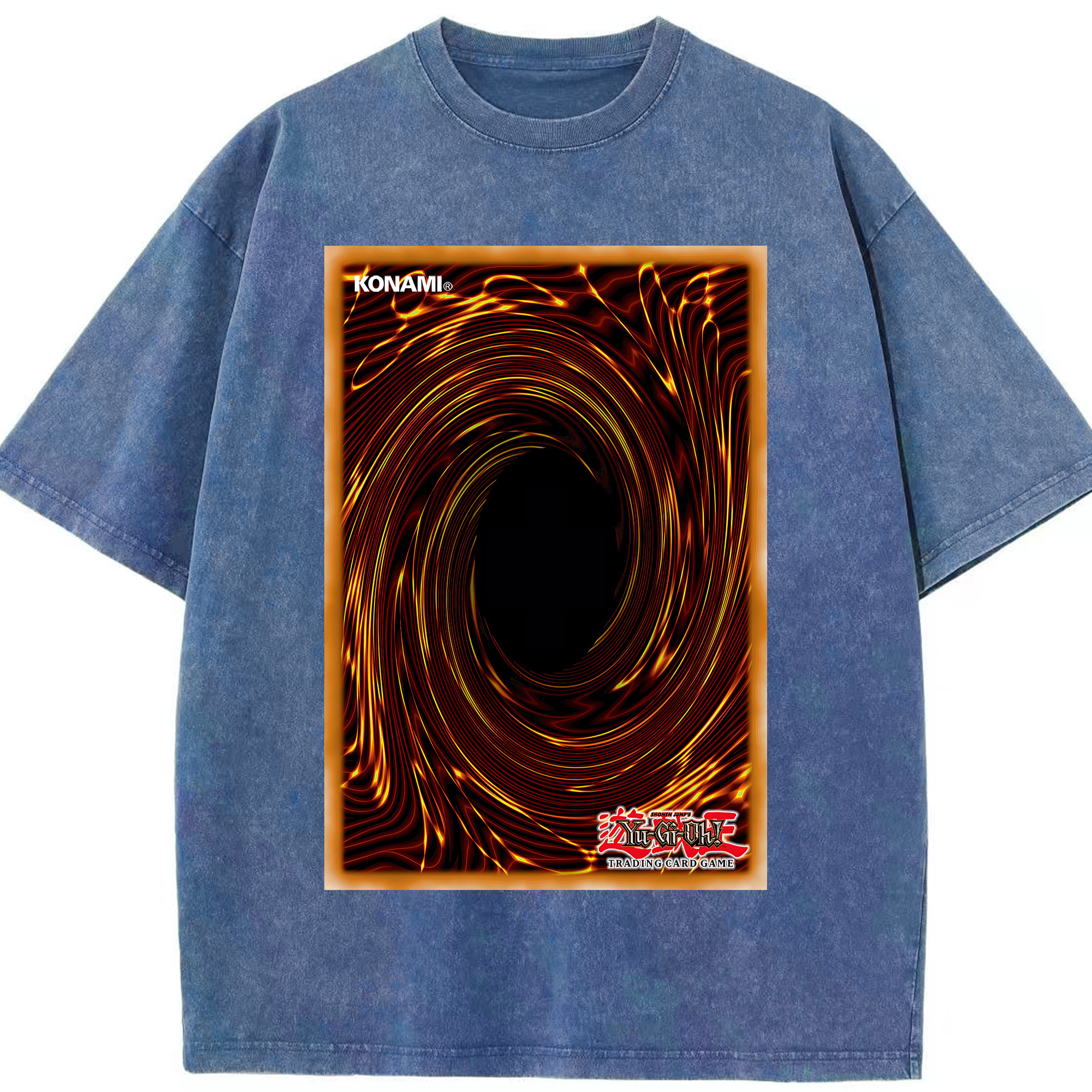 （画像用） 遊☆戯☆王 Yu-Gi-Oh! 綿100% ヴィンテージ風 半袖Tシャツ（フロントプリント）