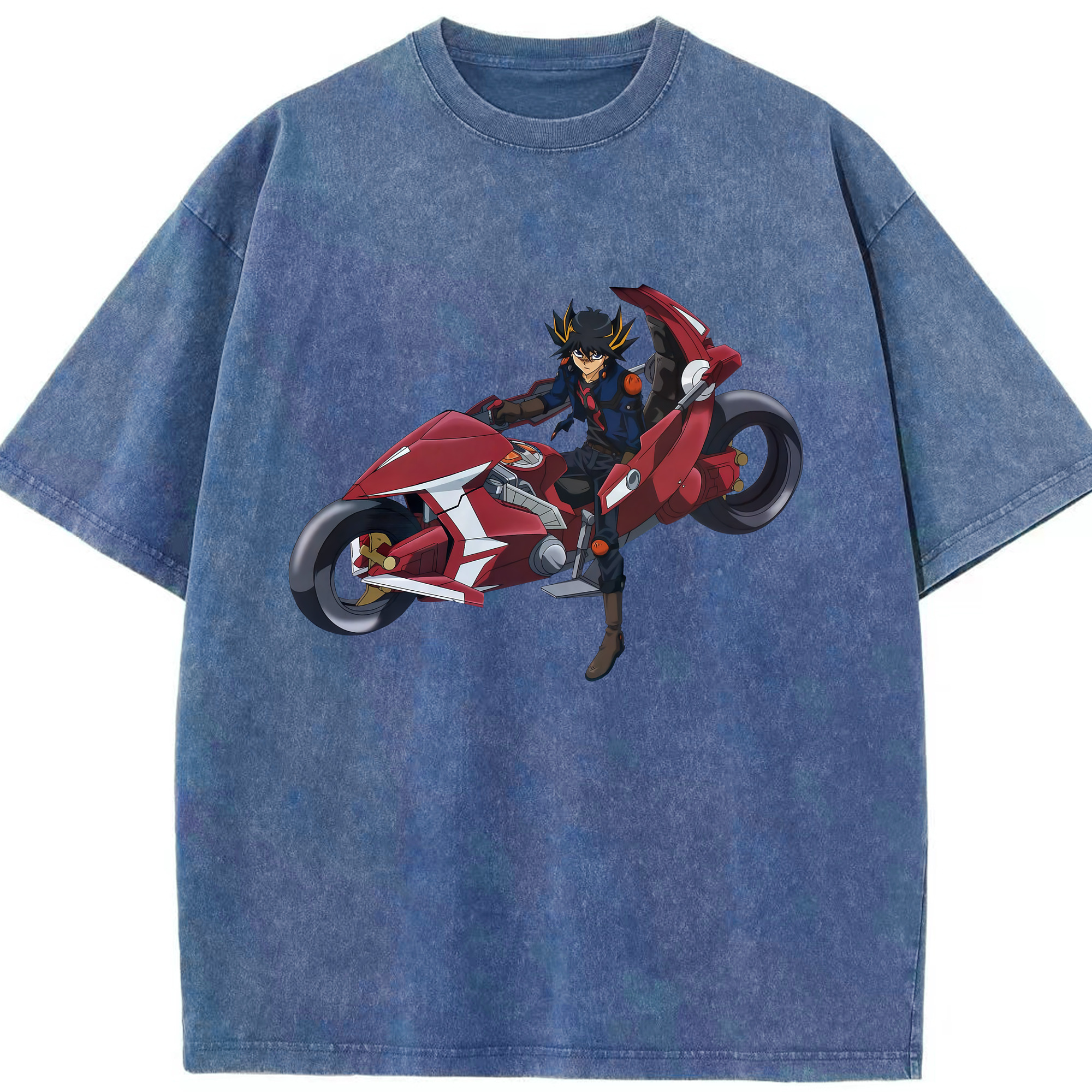 （画像用） 遊☆戯☆王 Yu-Gi-Oh! 綿100% ヴィンテージ風 半袖Tシャツ（フロントプリント）