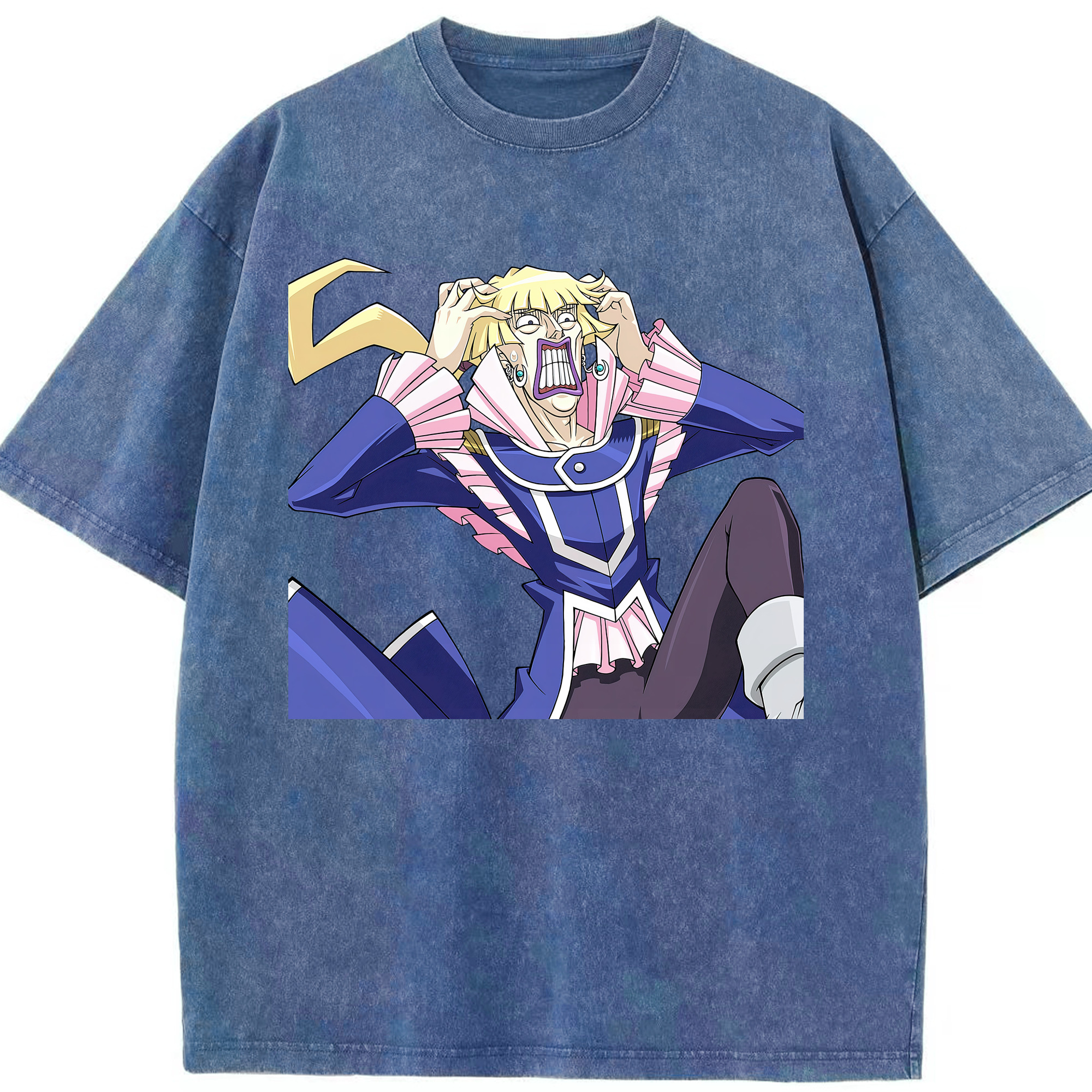 （画像用） 遊☆戯☆王 Yu-Gi-Oh! 綿100% ヴィンテージ風 半袖Tシャツ（フロントプリント）