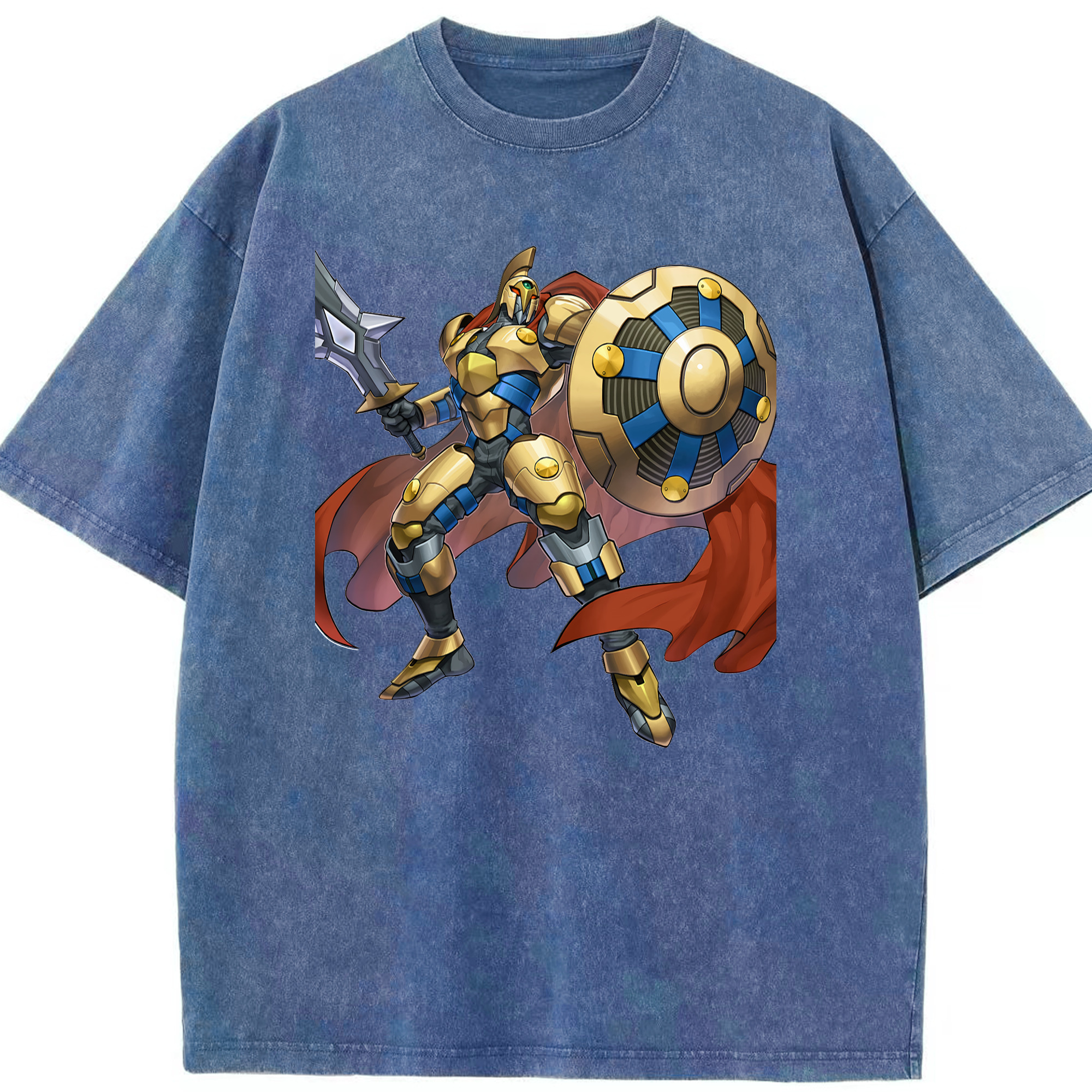 （画像用） 遊☆戯☆王 Yu-Gi-Oh! 綿100% ヴィンテージ風 半袖Tシャツ（フロントプリント）