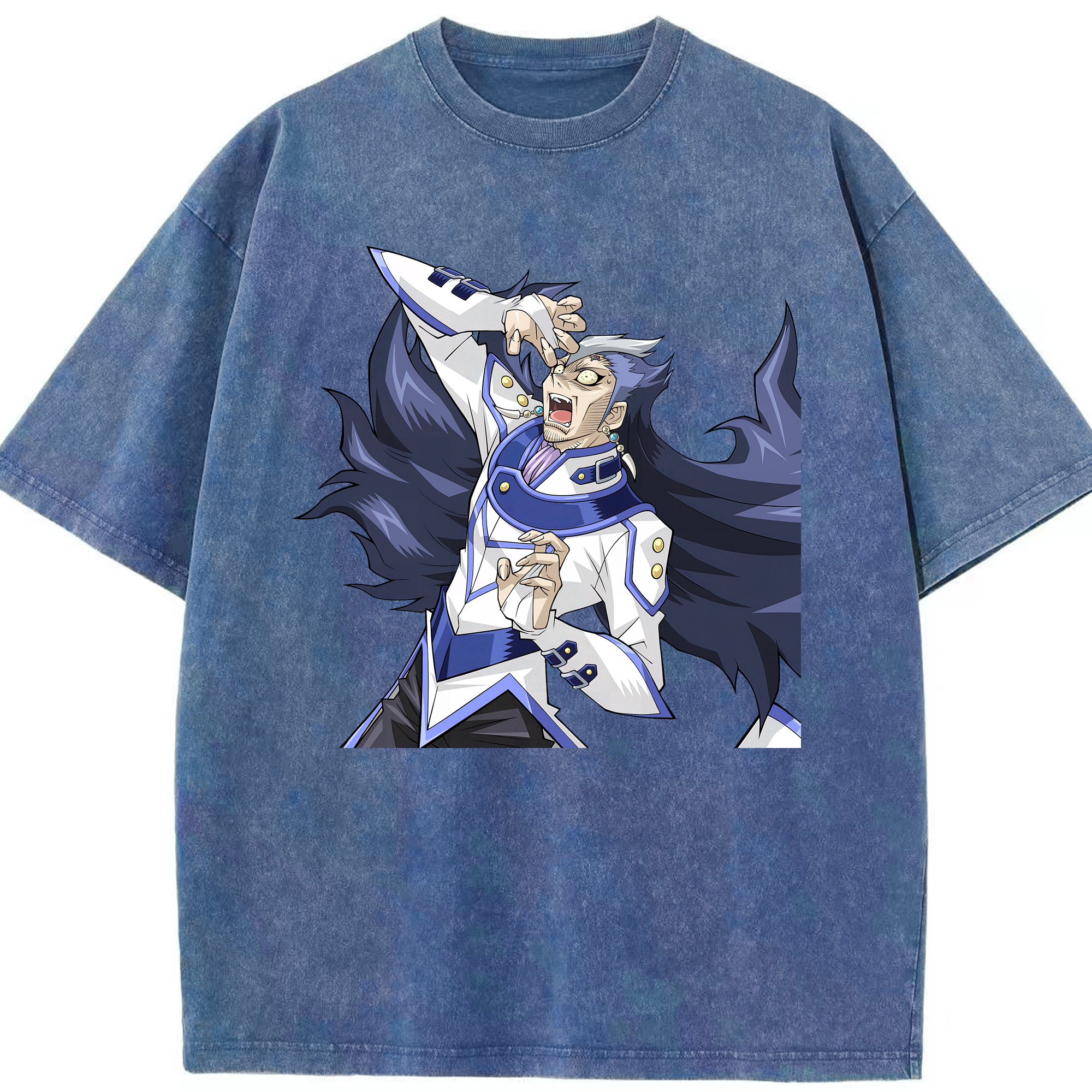（画像用） 遊☆戯☆王 Yu-Gi-Oh! 綿100% ヴィンテージ風 半袖Tシャツ（フロントプリント）
