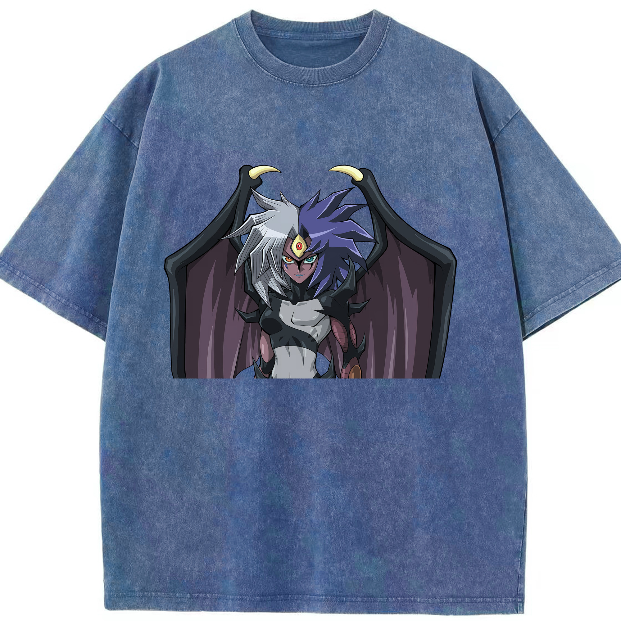 （画像用） 遊☆戯☆王 Yu-Gi-Oh! 綿100% ヴィンテージ風 半袖Tシャツ（フロントプリント）