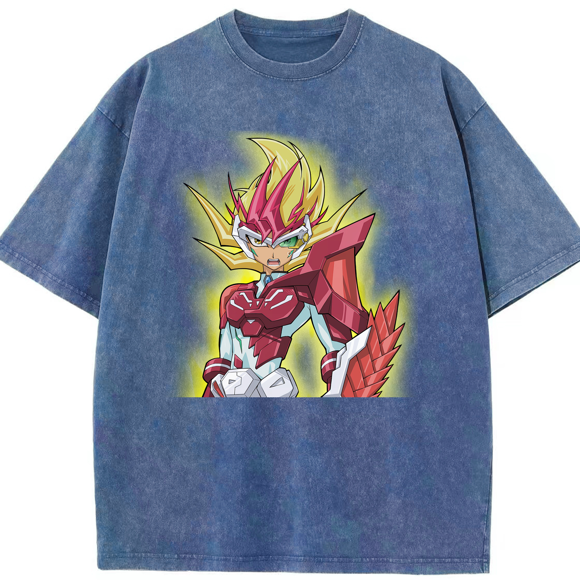 （画像用） 遊☆戯☆王 Yu-Gi-Oh! 綿100% ヴィンテージ風 半袖Tシャツ（フロントプリント）