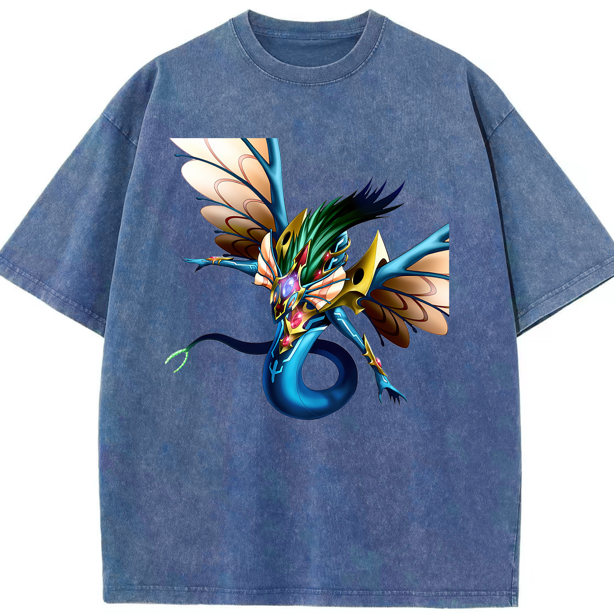 （画像用） 遊☆戯☆王 Yu-Gi-Oh! 綿100% ヴィンテージ風 半袖Tシャツ（フロントプリント）
