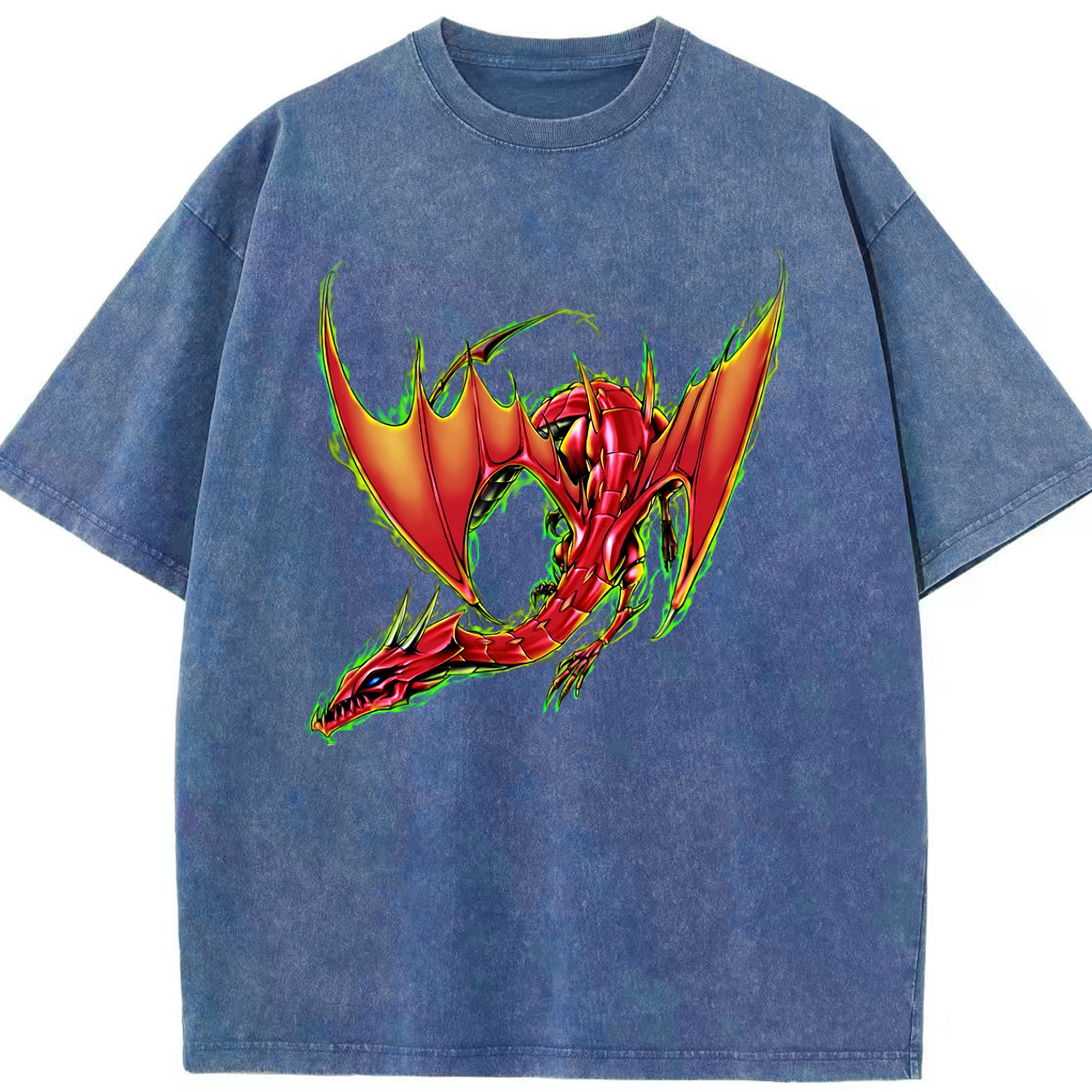 （画像用） 遊☆戯☆王 Yu-Gi-Oh! 綿100% ヴィンテージ風 半袖Tシャツ（フロントプリント）