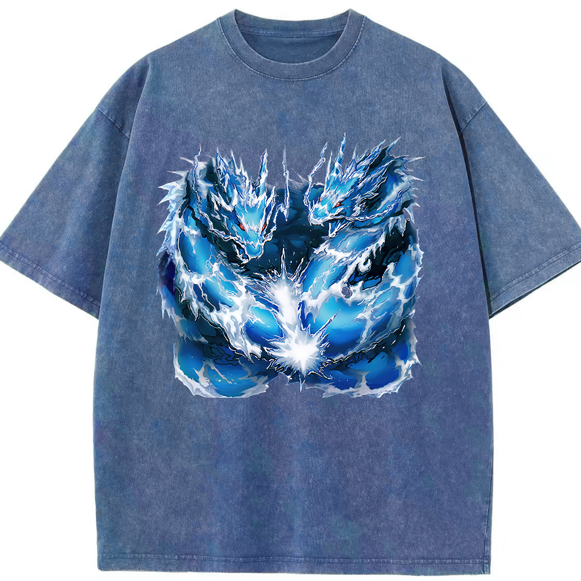 （画像用） 遊☆戯☆王 Yu-Gi-Oh! 綿100% ヴィンテージ風 半袖Tシャツ（フロントプリント）
