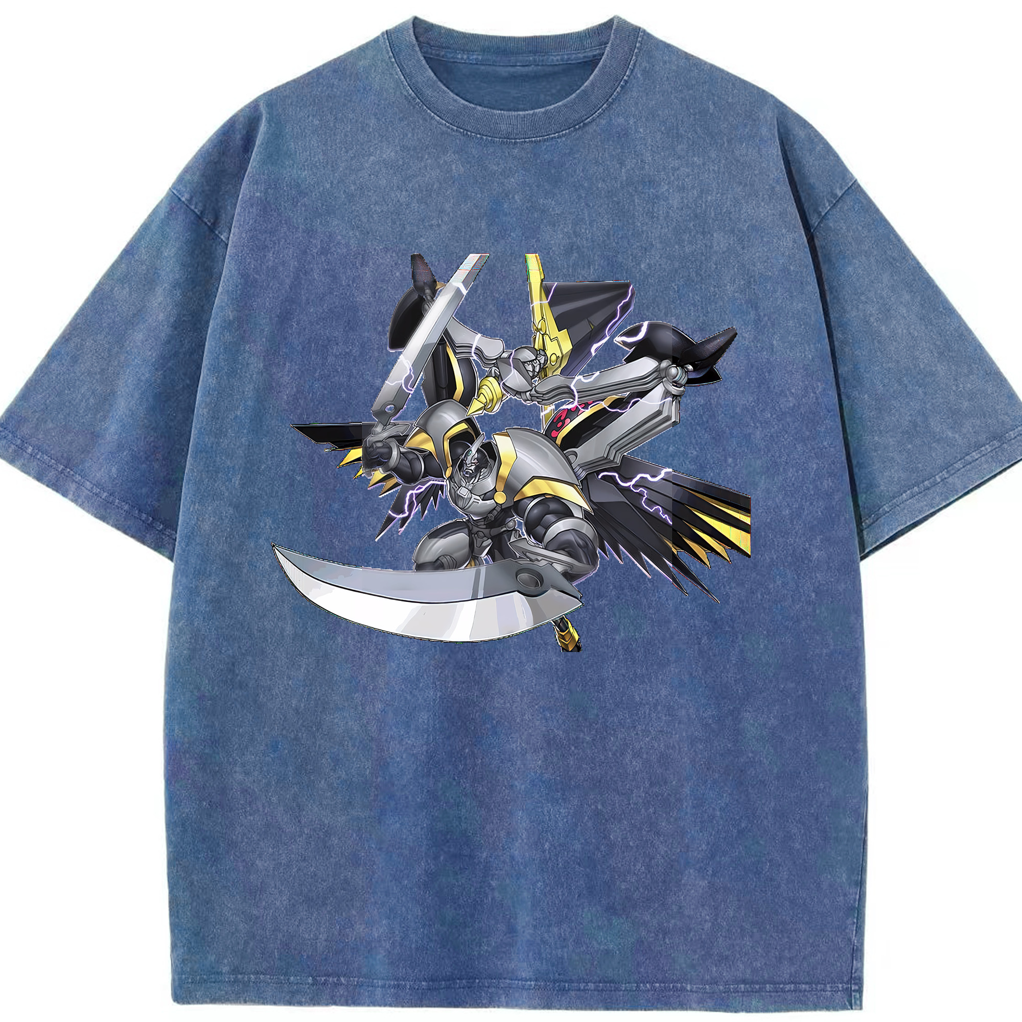 （画像用） 遊☆戯☆王 Yu-Gi-Oh! 綿100% ヴィンテージ風 半袖Tシャツ（フロントプリント）
