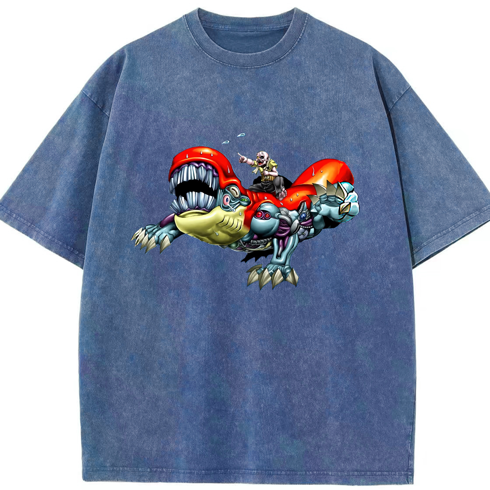 （画像用） 遊☆戯☆王 Yu-Gi-Oh! 綿100% ヴィンテージ風 半袖Tシャツ（フロントプリント）