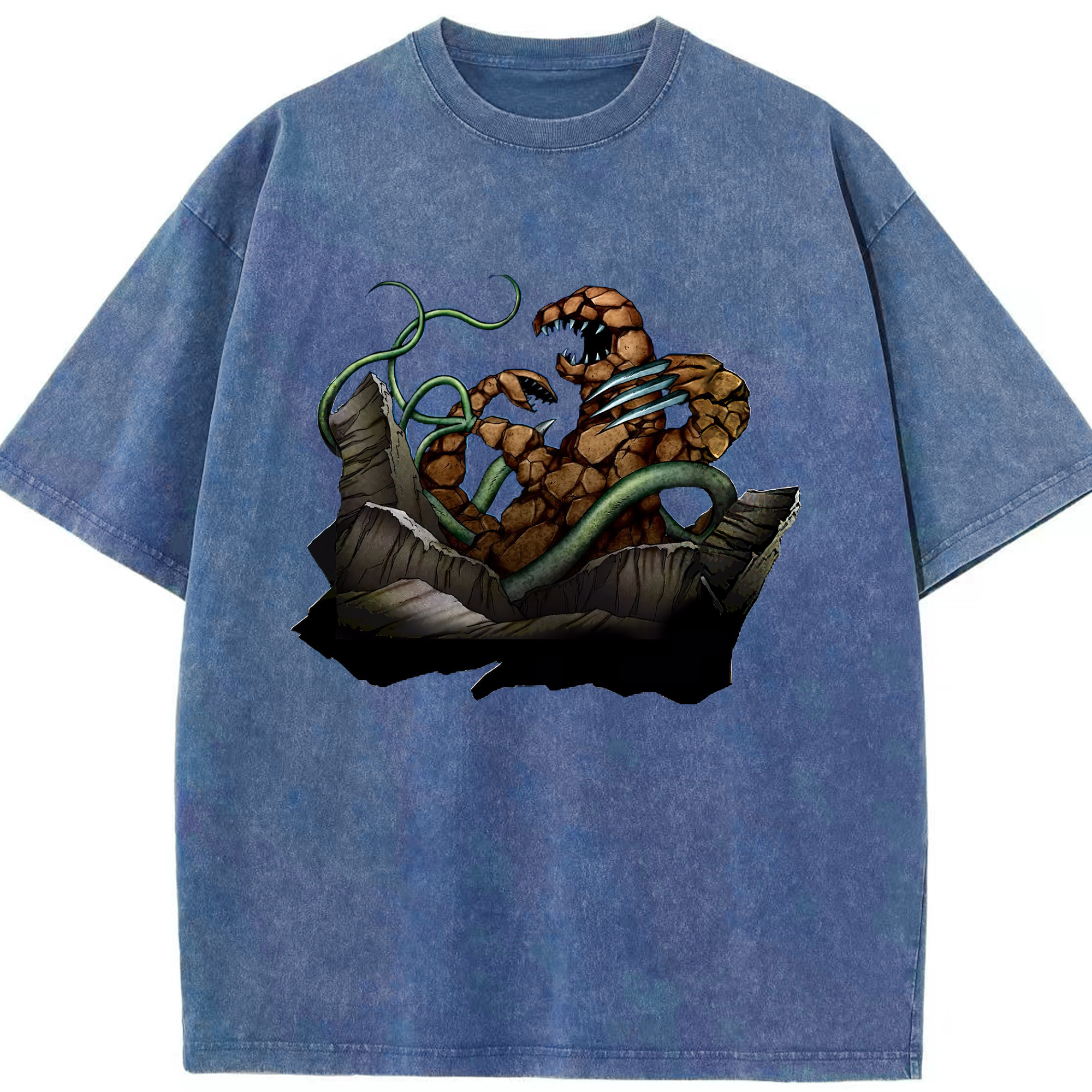 （画像用） 遊☆戯☆王 Yu-Gi-Oh! 綿100% ヴィンテージ風 半袖Tシャツ（フロントプリント）