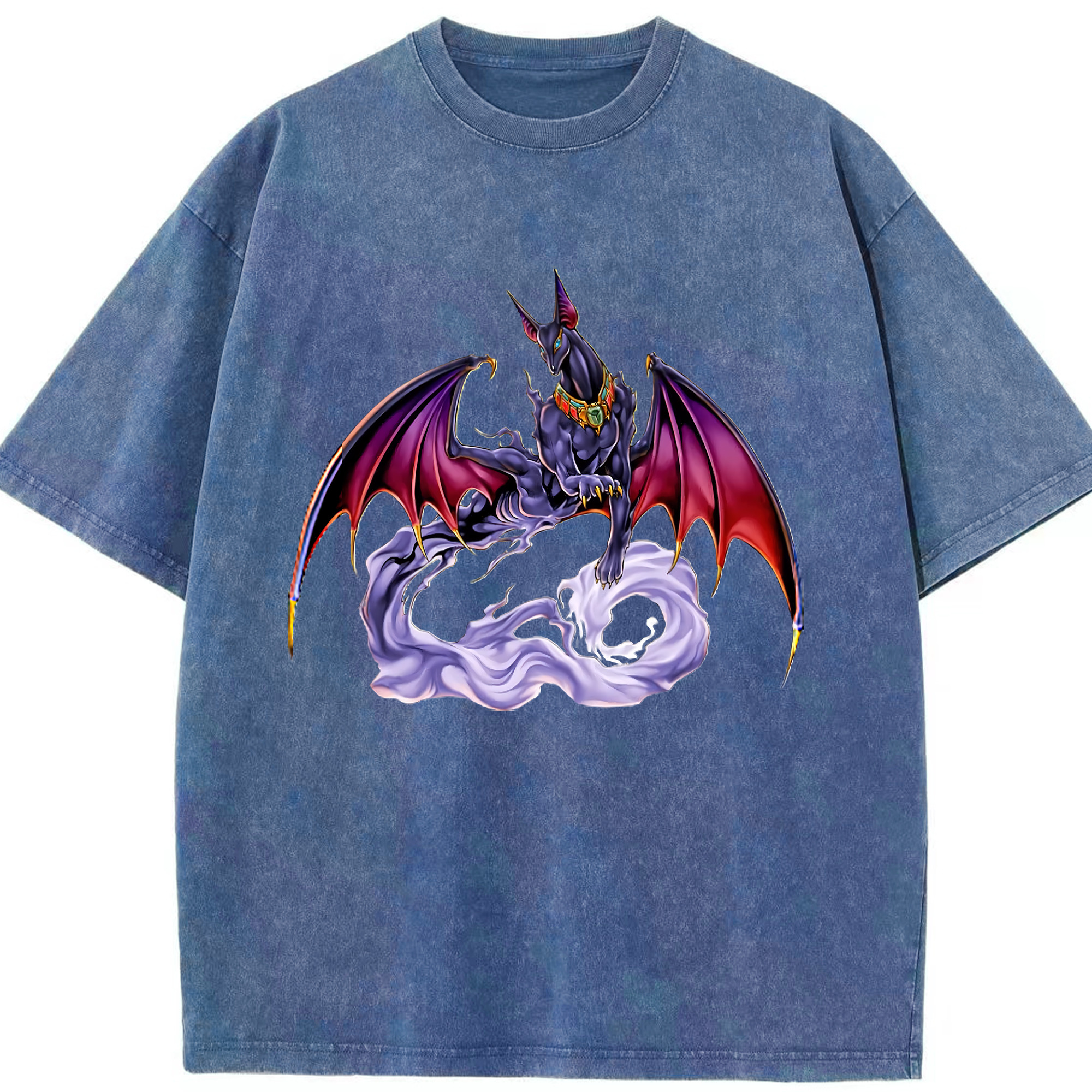 （画像用） 遊☆戯☆王 Yu-Gi-Oh! 綿100% ヴィンテージ風 半袖Tシャツ（フロントプリント）