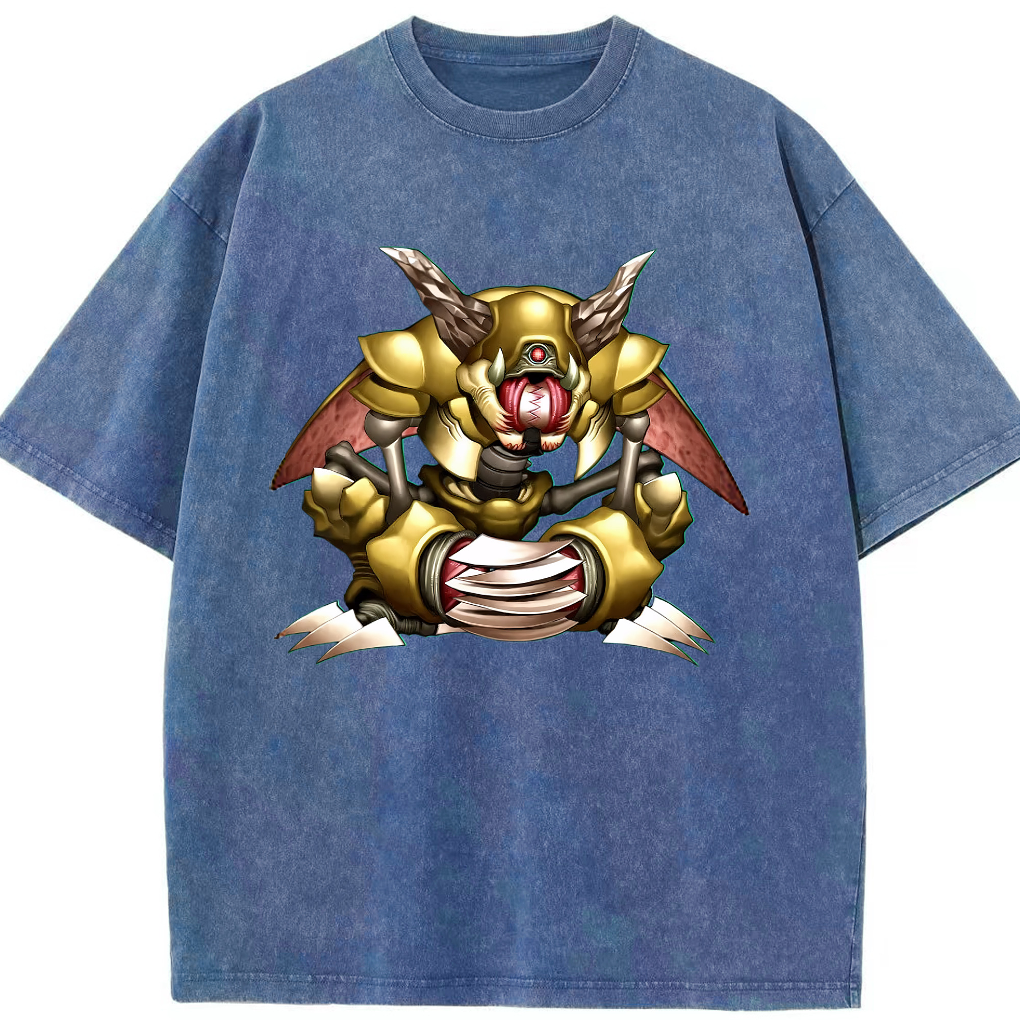 （画像用） 遊☆戯☆王 Yu-Gi-Oh! 綿100% ヴィンテージ風 半袖Tシャツ（フロントプリント）