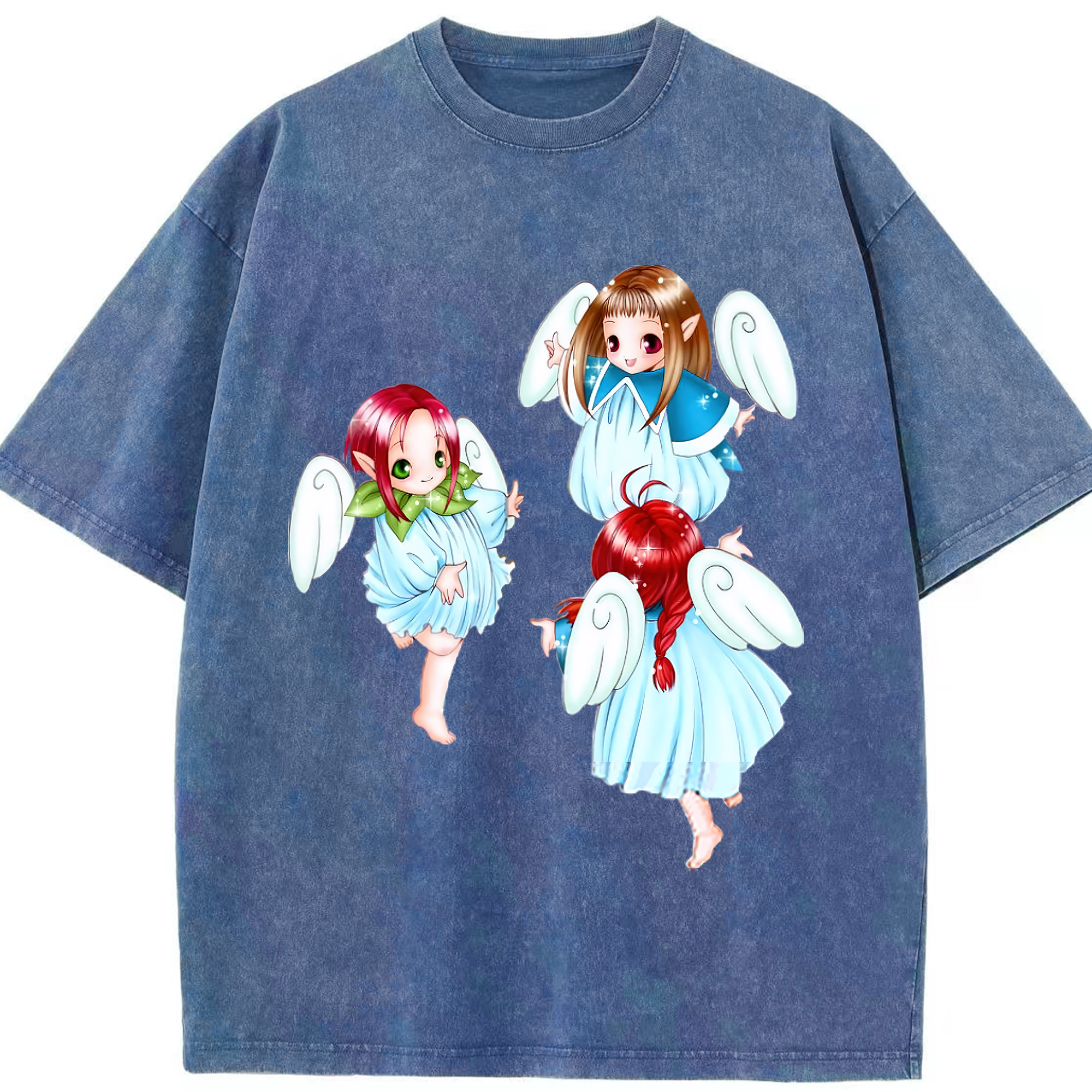 （画像用） 遊☆戯☆王 Yu-Gi-Oh! 綿100% ヴィンテージ風 半袖Tシャツ（フロントプリント）