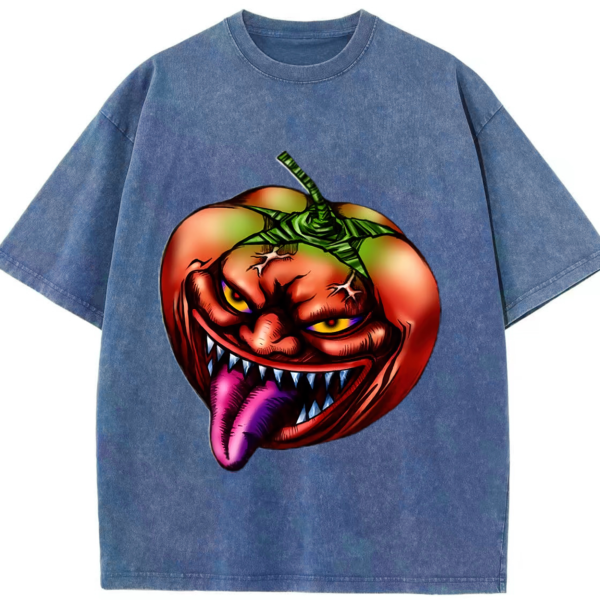（画像用） 遊☆戯☆王 Yu-Gi-Oh! 綿100% ヴィンテージ風 半袖Tシャツ（フロントプリント）