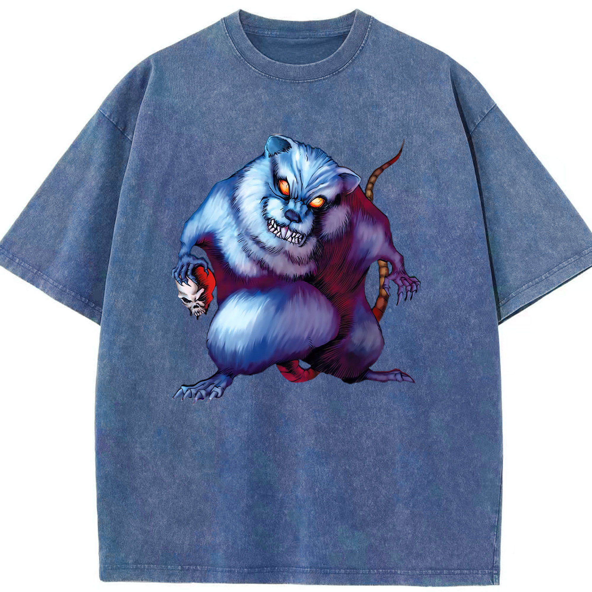 （画像用） 遊☆戯☆王 Yu-Gi-Oh! 綿100% ヴィンテージ風 半袖Tシャツ（フロントプリント）