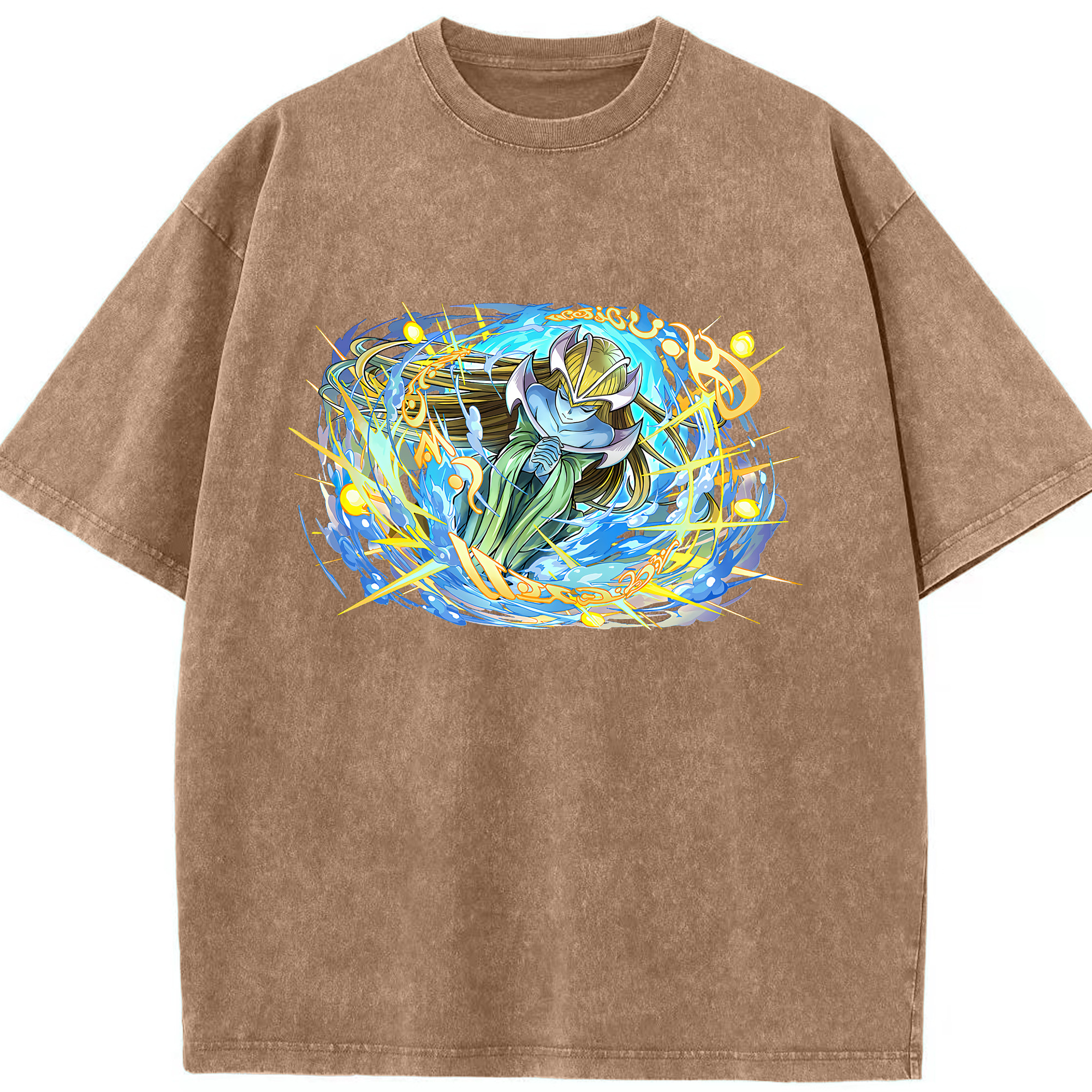 （画像用） 遊☆戯☆王 Yu-Gi-Oh! 綿100% ヴィンテージ風 半袖Tシャツ（フロントプリント）