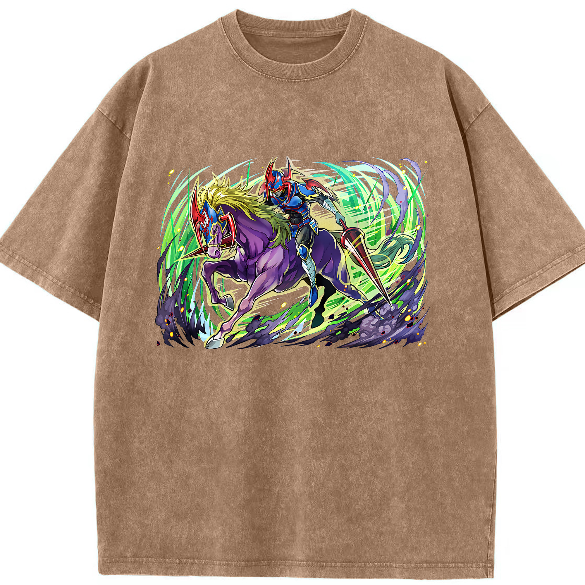 （画像用） 遊☆戯☆王 Yu-Gi-Oh! 綿100% ヴィンテージ風 半袖Tシャツ（フロントプリント）