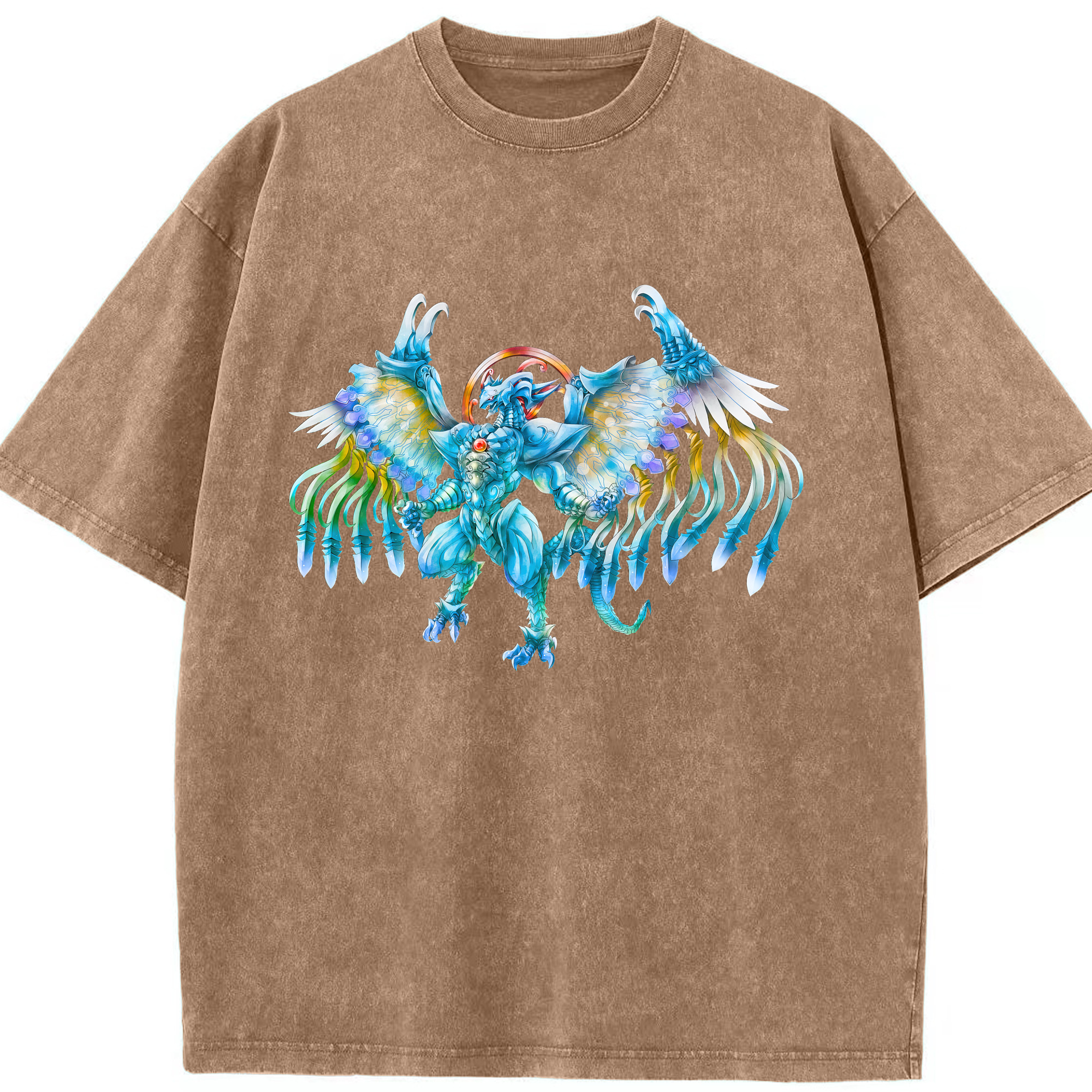 （画像用） 遊☆戯☆王 Yu-Gi-Oh! 綿100% ヴィンテージ風 半袖Tシャツ（フロントプリント）