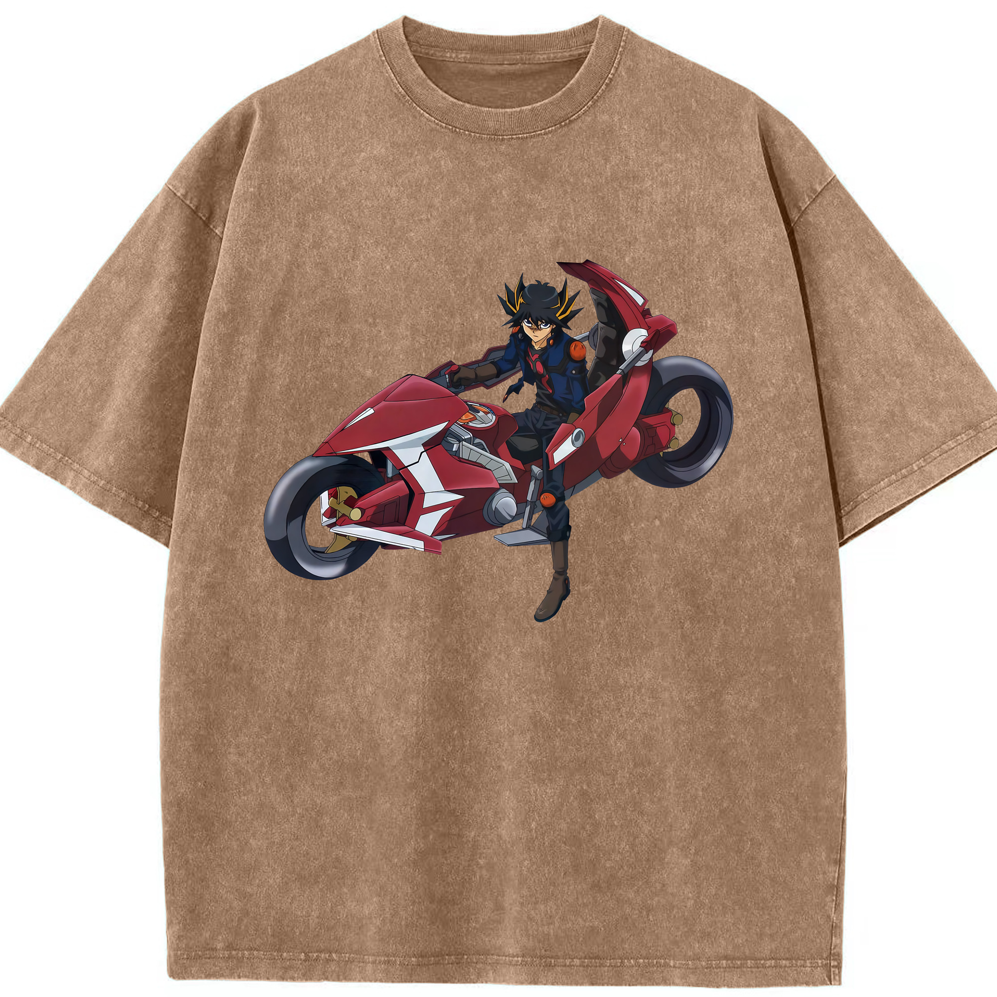 （画像用） 遊☆戯☆王 Yu-Gi-Oh! 綿100% ヴィンテージ風 半袖Tシャツ（フロントプリント）