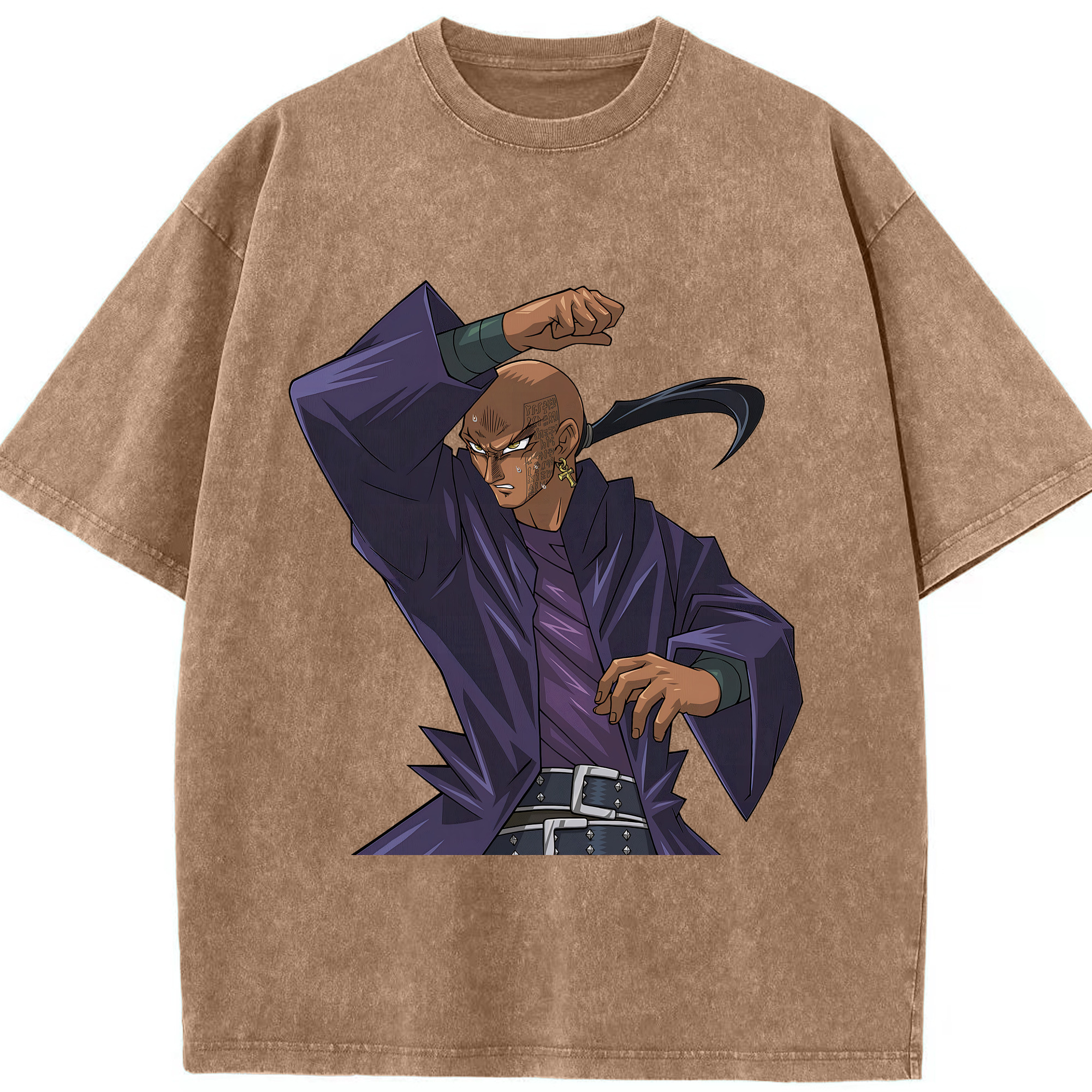 （画像用） 遊☆戯☆王 Yu-Gi-Oh! 綿100% ヴィンテージ風 半袖Tシャツ（フロントプリント）