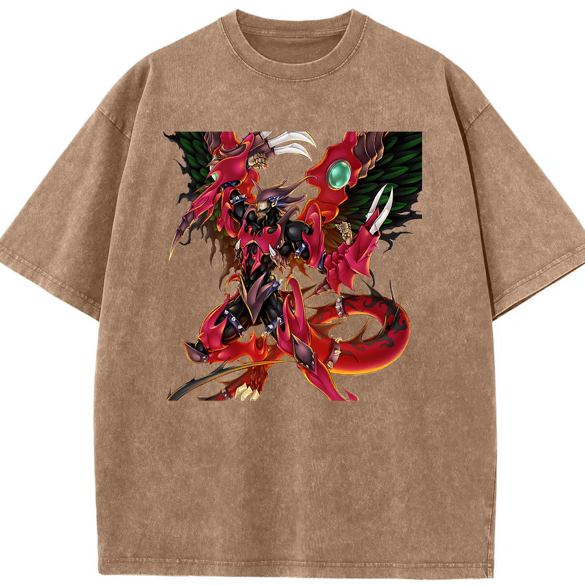 （画像用） 遊☆戯☆王 Yu-Gi-Oh! 綿100% ヴィンテージ風 半袖Tシャツ（フロントプリント）