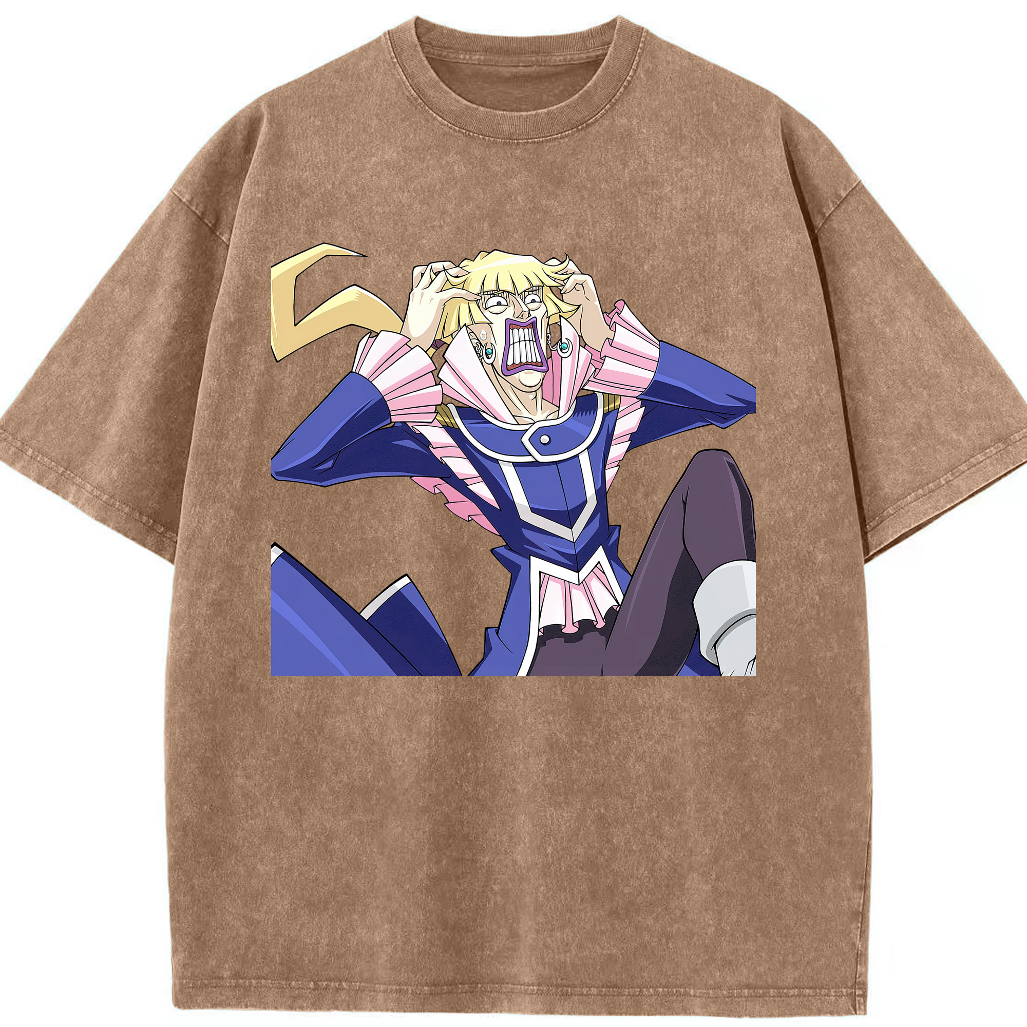 （画像用） 遊☆戯☆王 Yu-Gi-Oh! 綿100% ヴィンテージ風 半袖Tシャツ（フロントプリント）