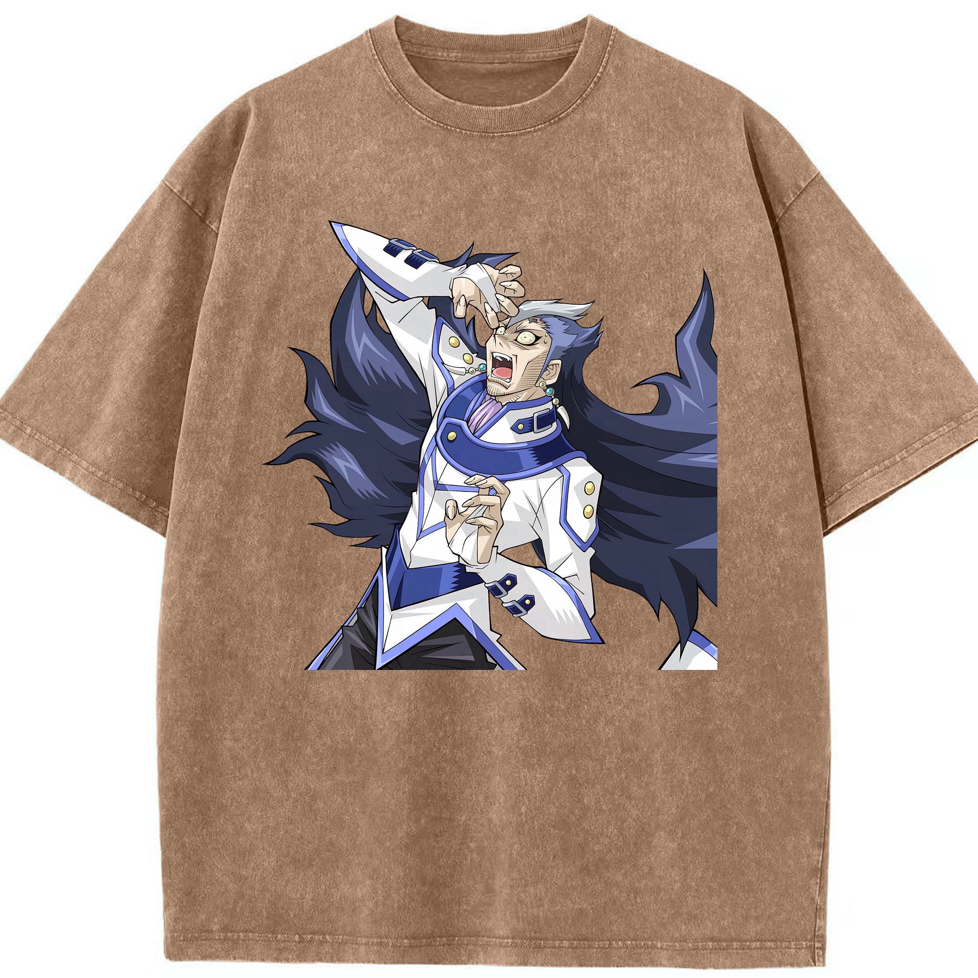 （画像用） 遊☆戯☆王 Yu-Gi-Oh! 綿100% ヴィンテージ風 半袖Tシャツ（フロントプリント）