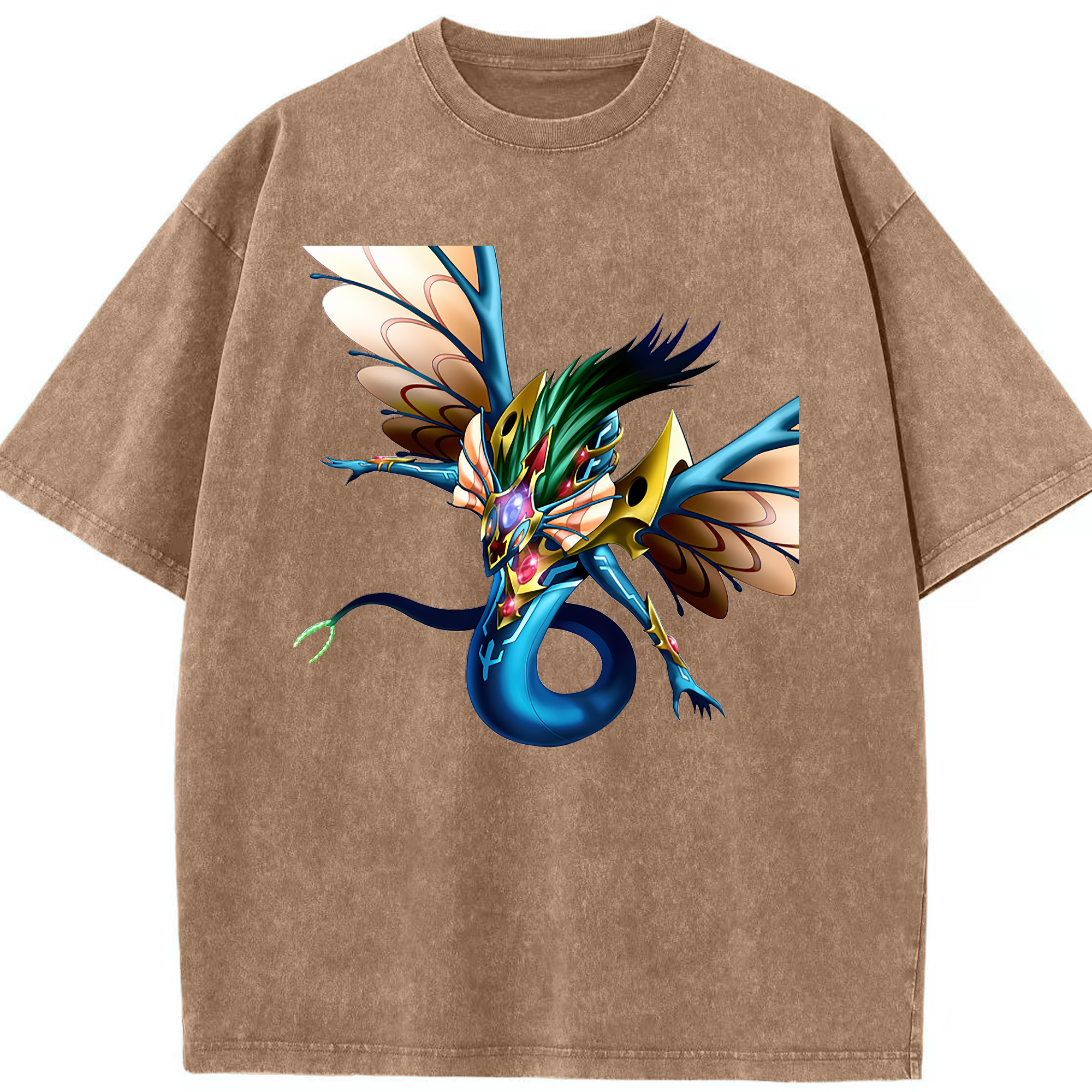 （画像用） 遊☆戯☆王 Yu-Gi-Oh! 綿100% ヴィンテージ風 半袖Tシャツ（フロントプリント）