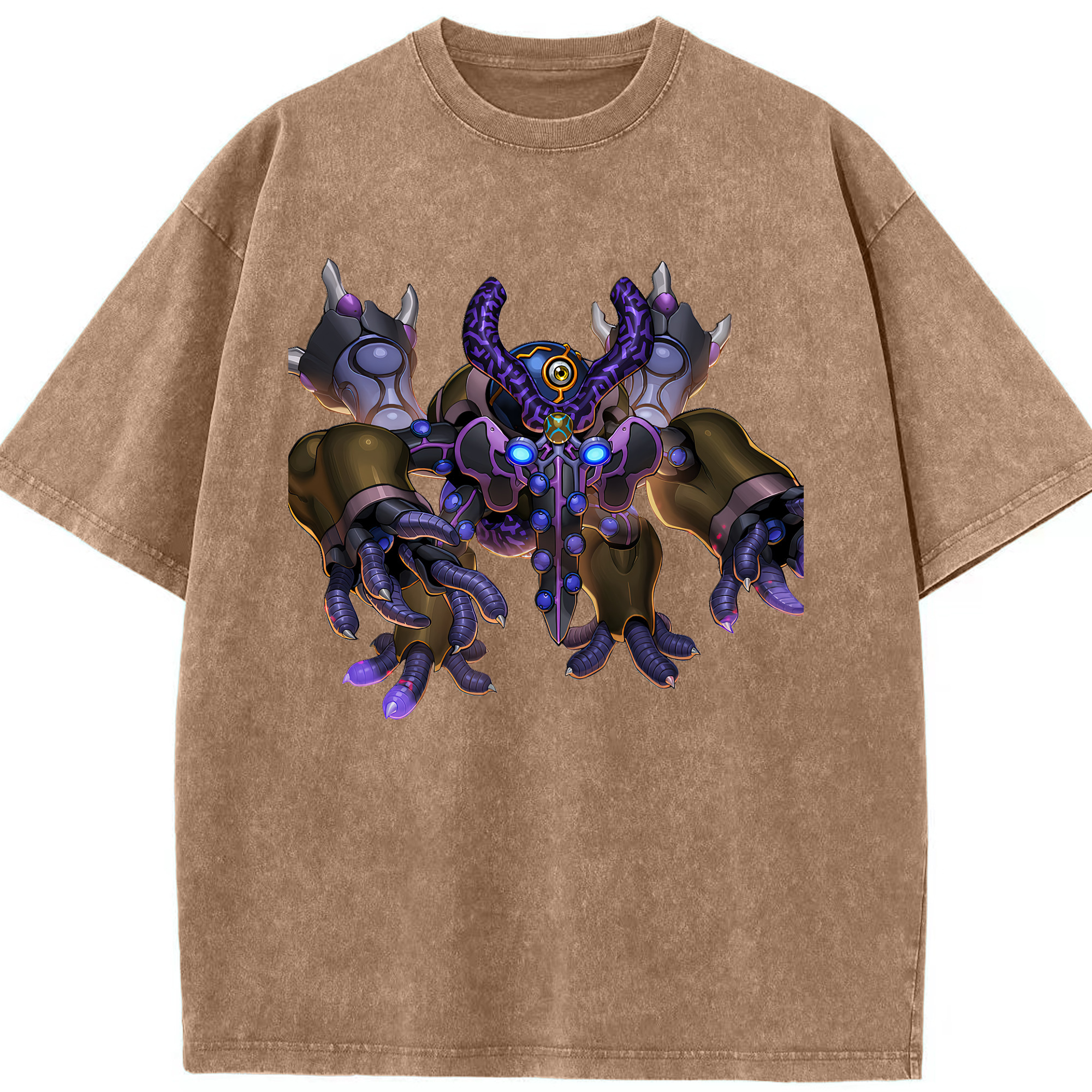 （画像用） 遊☆戯☆王 Yu-Gi-Oh! 綿100% ヴィンテージ風 半袖Tシャツ（フロントプリント）