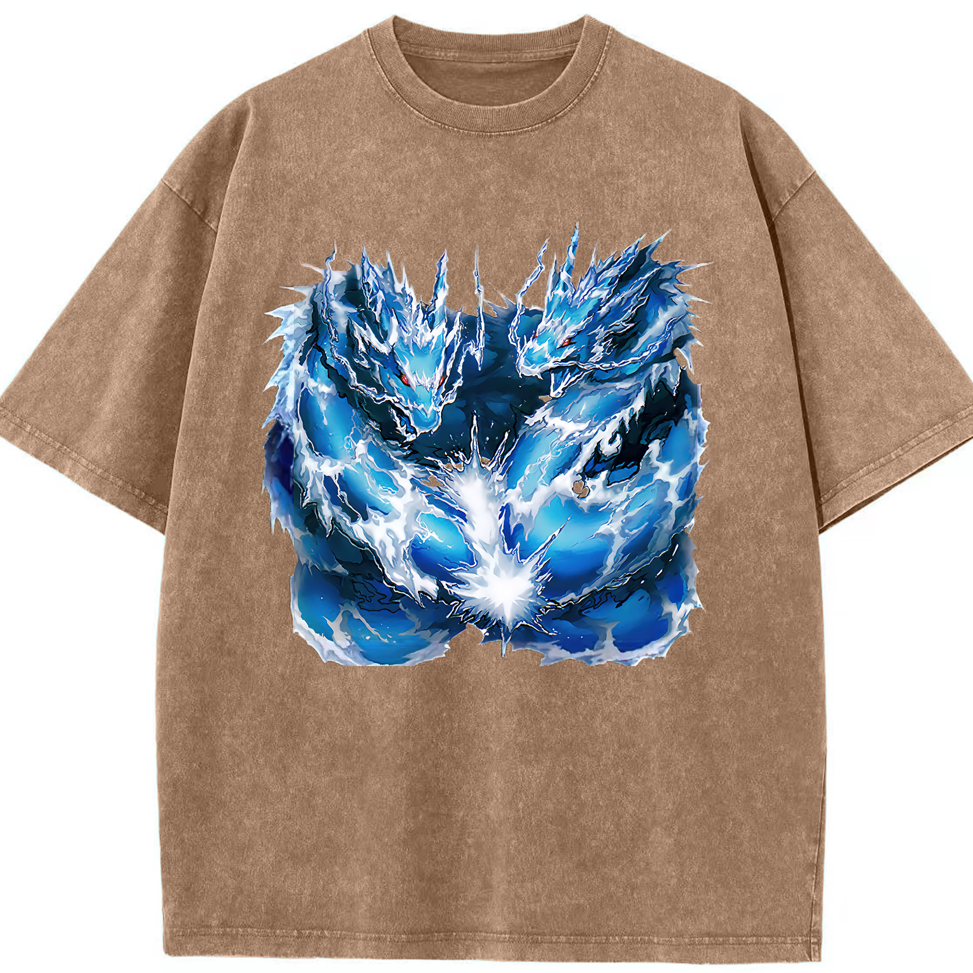 （画像用） 遊☆戯☆王 Yu-Gi-Oh! 綿100% ヴィンテージ風 半袖Tシャツ（フロントプリント）