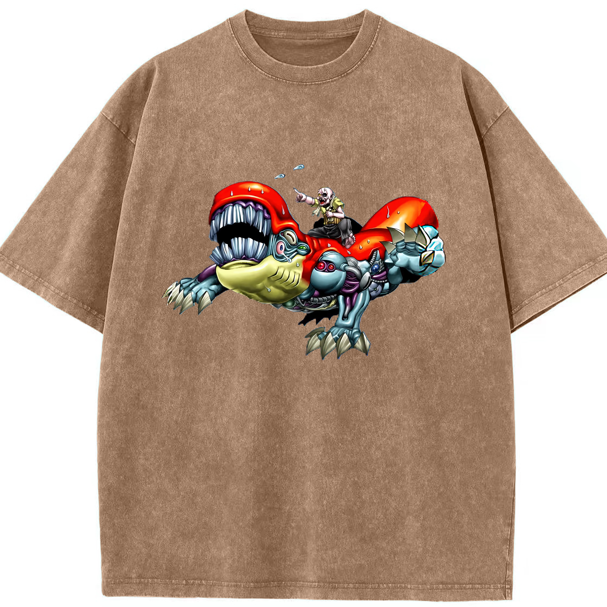 （画像用） 遊☆戯☆王 Yu-Gi-Oh! 綿100% ヴィンテージ風 半袖Tシャツ（フロントプリント）