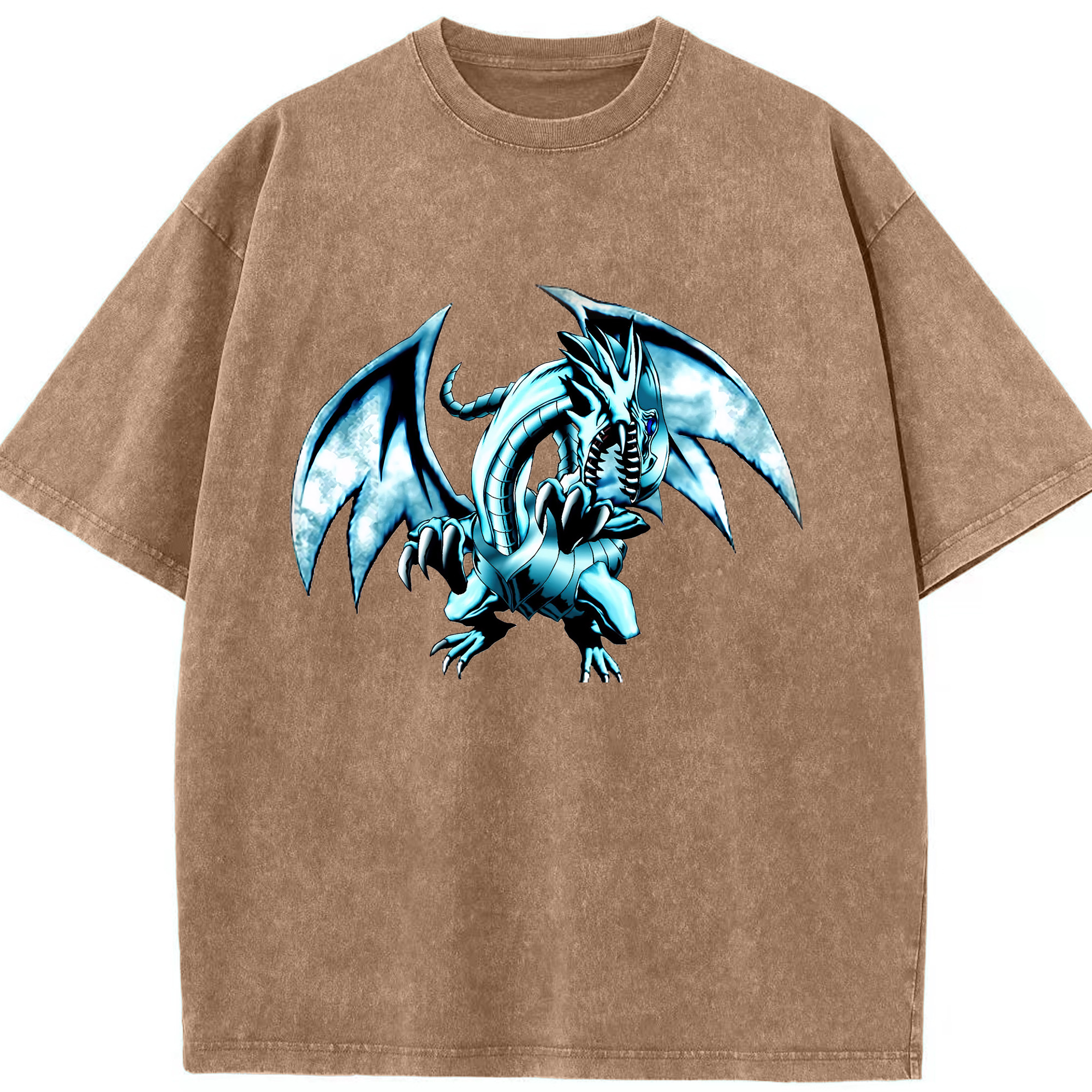 （画像用） 遊☆戯☆王 Yu-Gi-Oh! 綿100% ヴィンテージ風 半袖Tシャツ（フロントプリント）