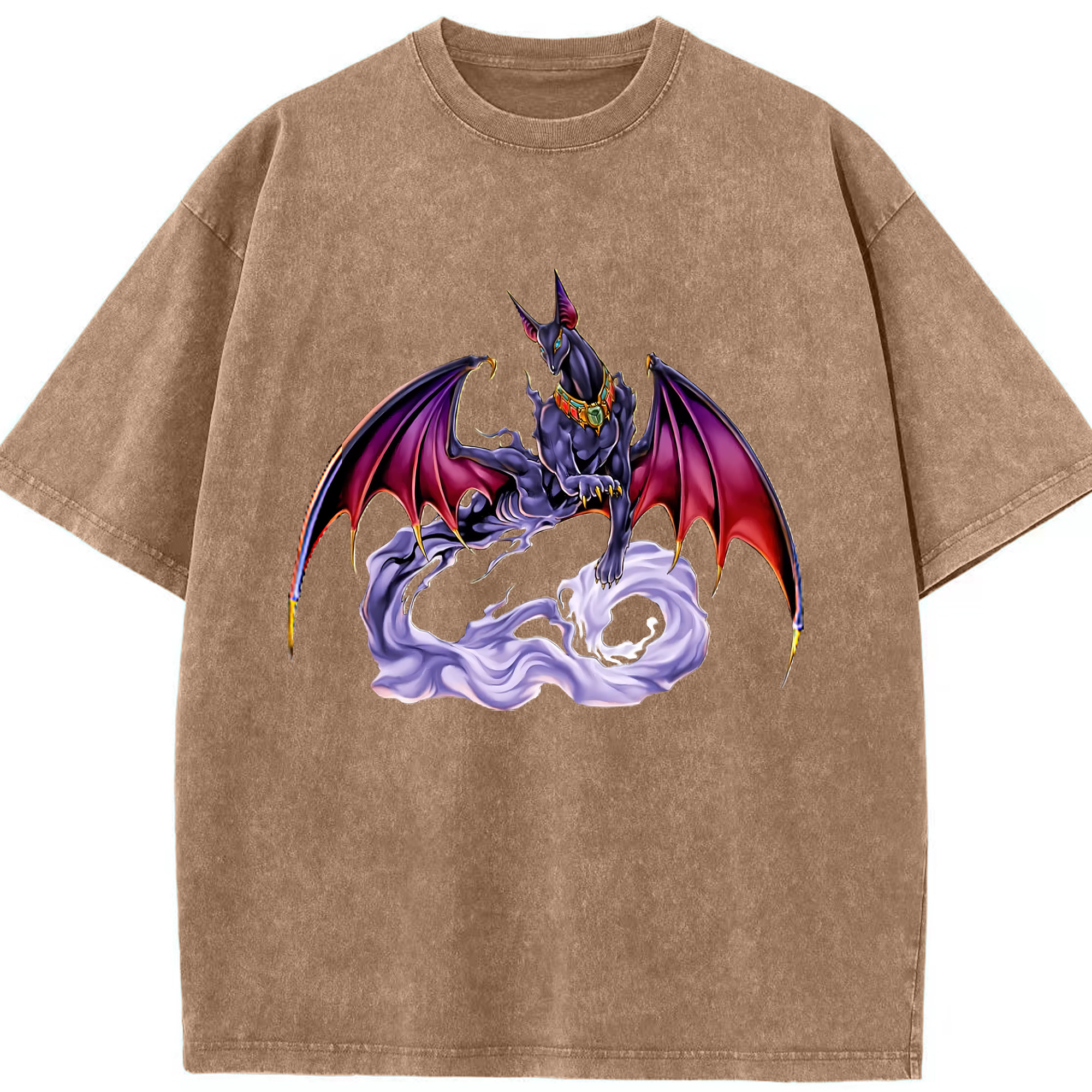 （画像用） 遊☆戯☆王 Yu-Gi-Oh! 綿100% ヴィンテージ風 半袖Tシャツ（フロントプリント）