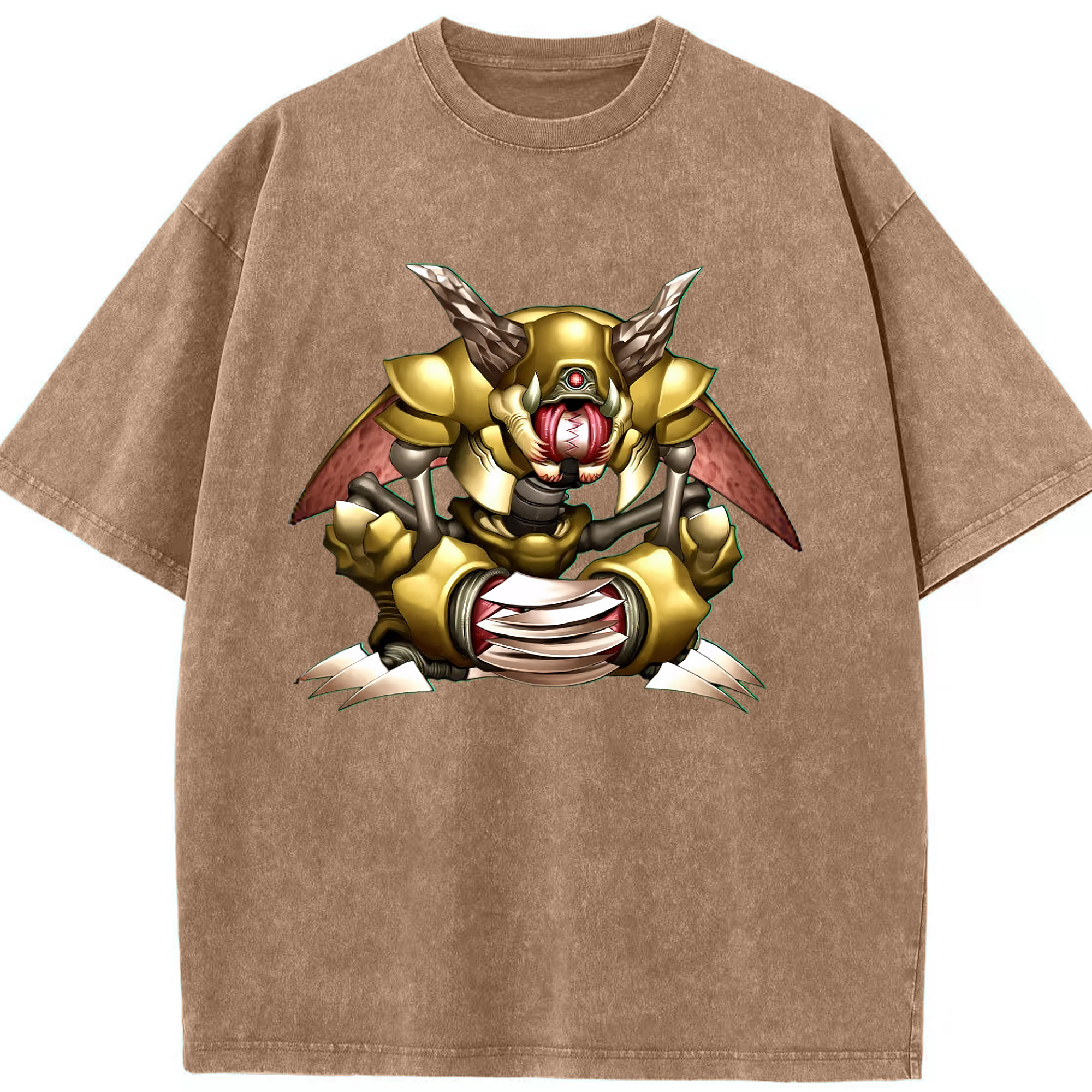 （画像用） 遊☆戯☆王 Yu-Gi-Oh! 綿100% ヴィンテージ風 半袖Tシャツ（フロントプリント）