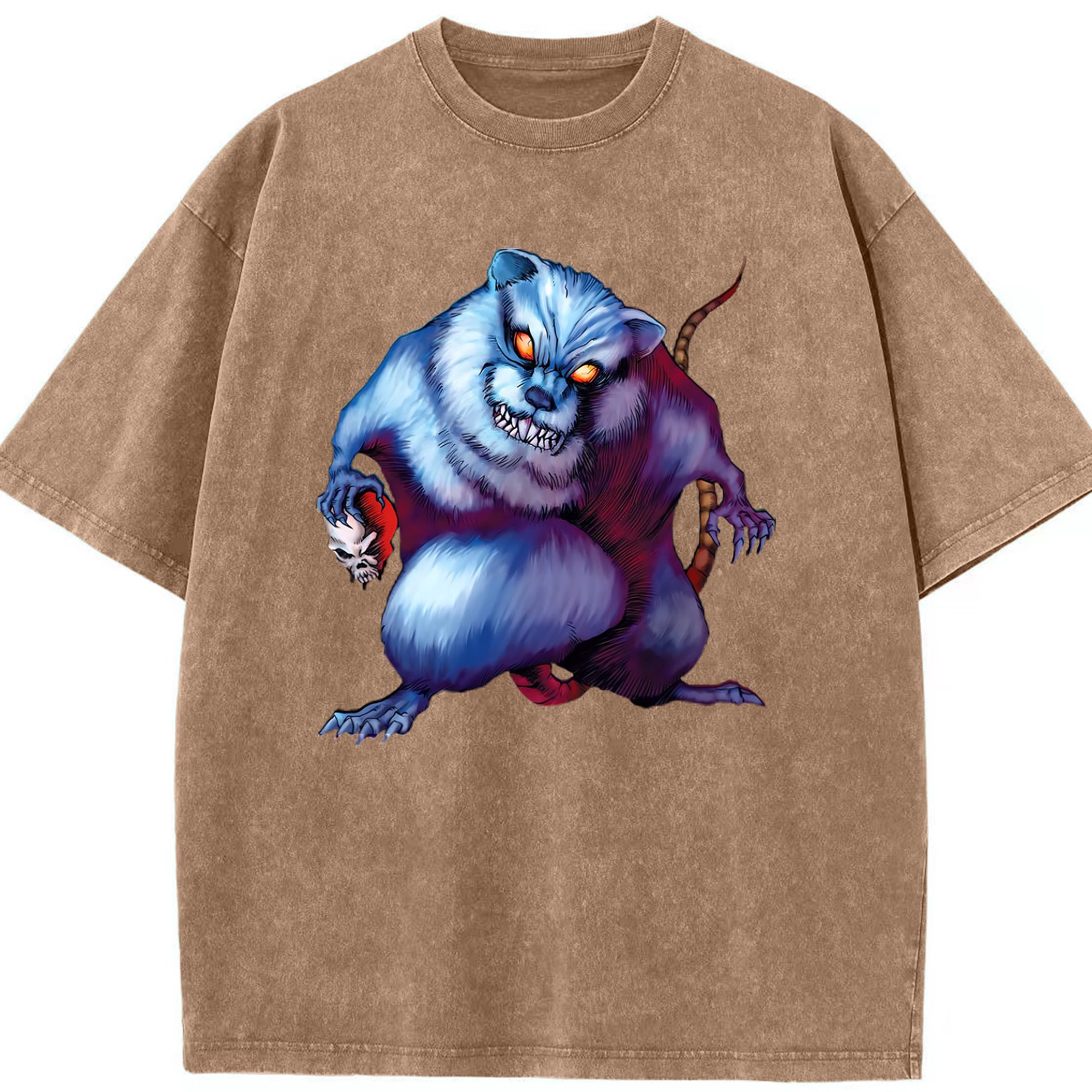 （画像用） 遊☆戯☆王 Yu-Gi-Oh! 綿100% ヴィンテージ風 半袖Tシャツ（フロントプリント）