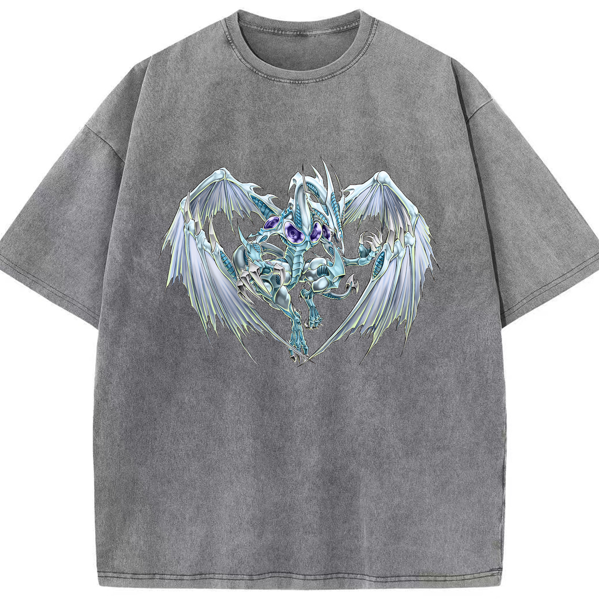（画像用） 遊☆戯☆王 Yu-Gi-Oh! 綿100% ヴィンテージ風 半袖Tシャツ（フロントプリント）