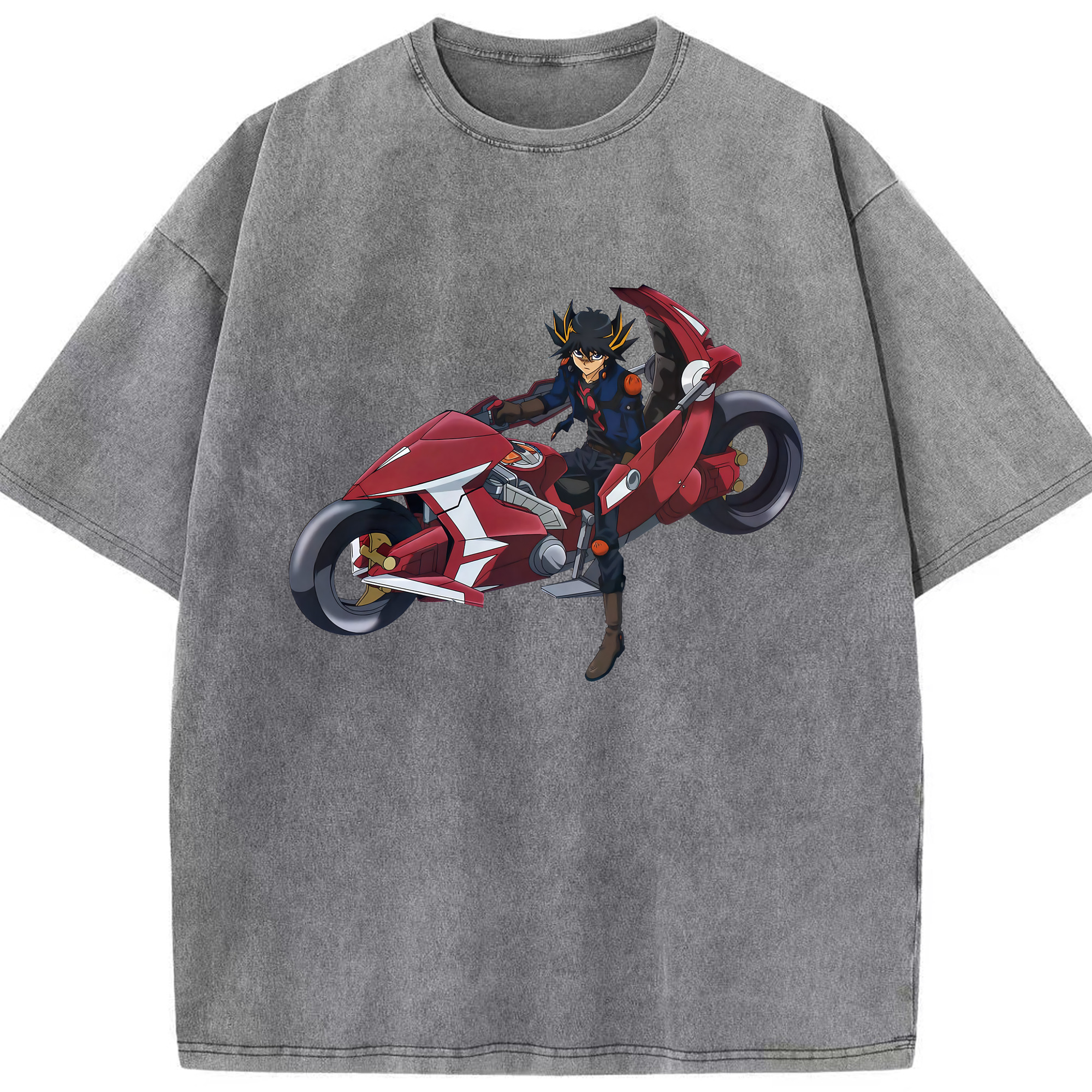 （画像用） 遊☆戯☆王 Yu-Gi-Oh! 綿100% ヴィンテージ風 半袖Tシャツ（フロントプリント）