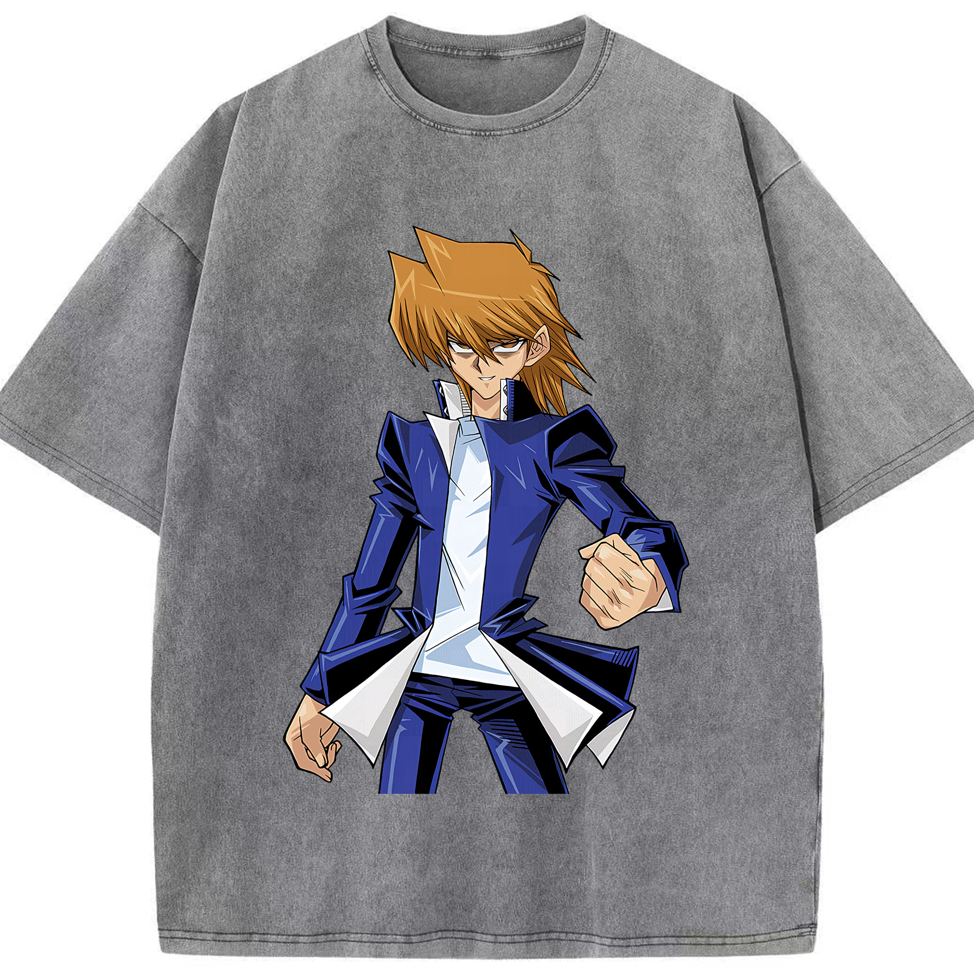 （画像用） 遊☆戯☆王 Yu-Gi-Oh! 綿100% ヴィンテージ風 半袖Tシャツ（フロントプリント）