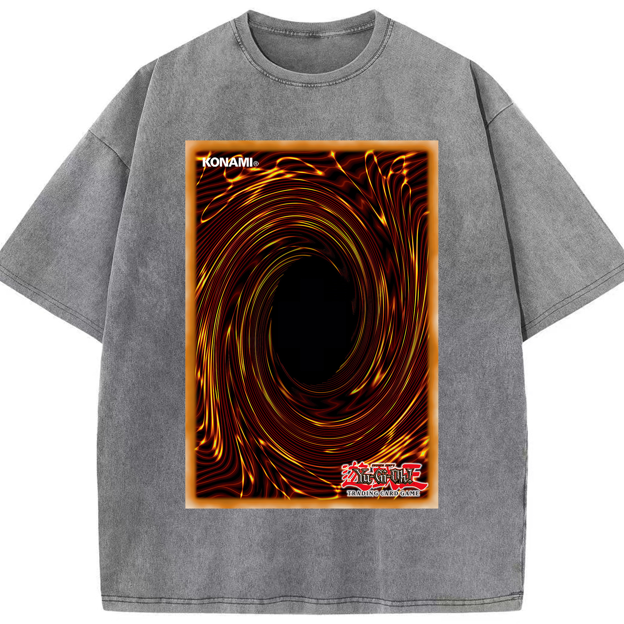 （画像用） 遊☆戯☆王 Yu-Gi-Oh! 綿100% ヴィンテージ風 半袖Tシャツ（フロントプリント）