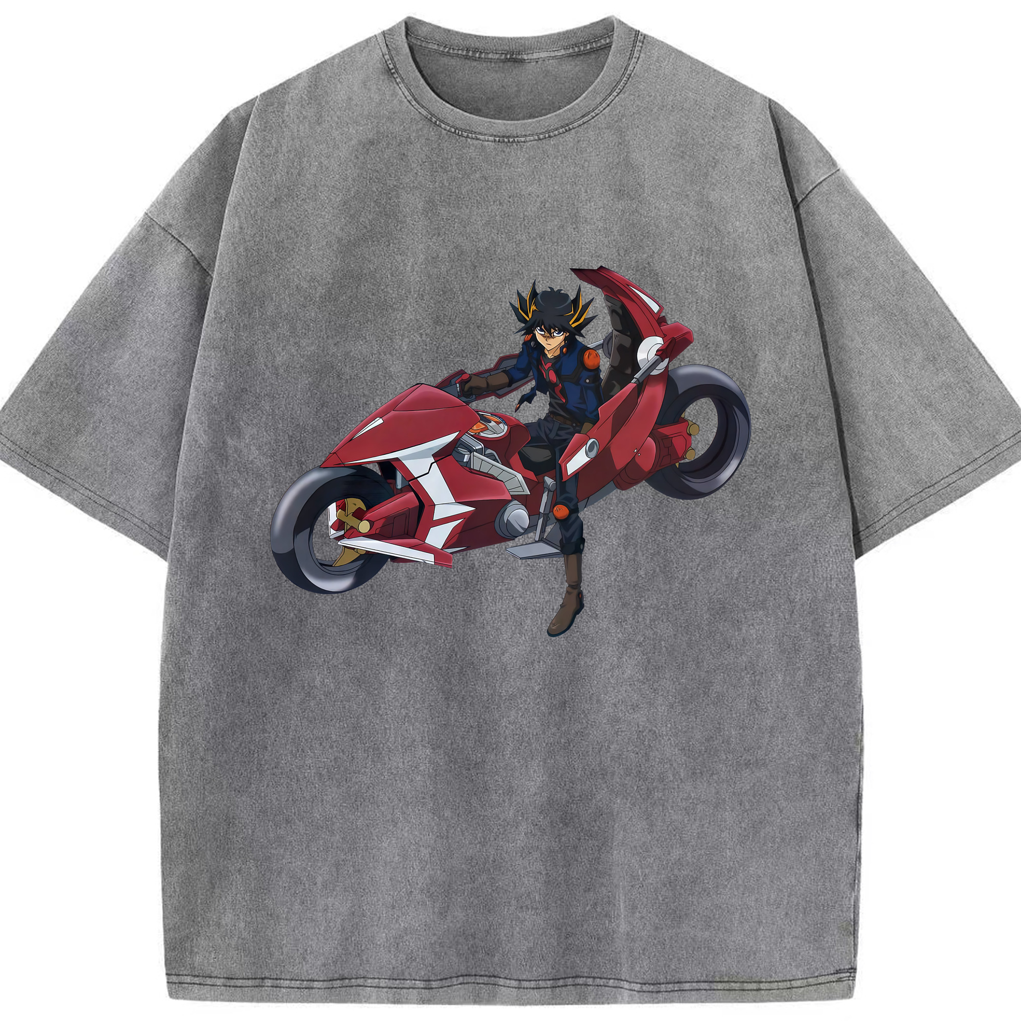 （画像用） 遊☆戯☆王 Yu-Gi-Oh! 綿100% ヴィンテージ風 半袖Tシャツ（フロントプリント）