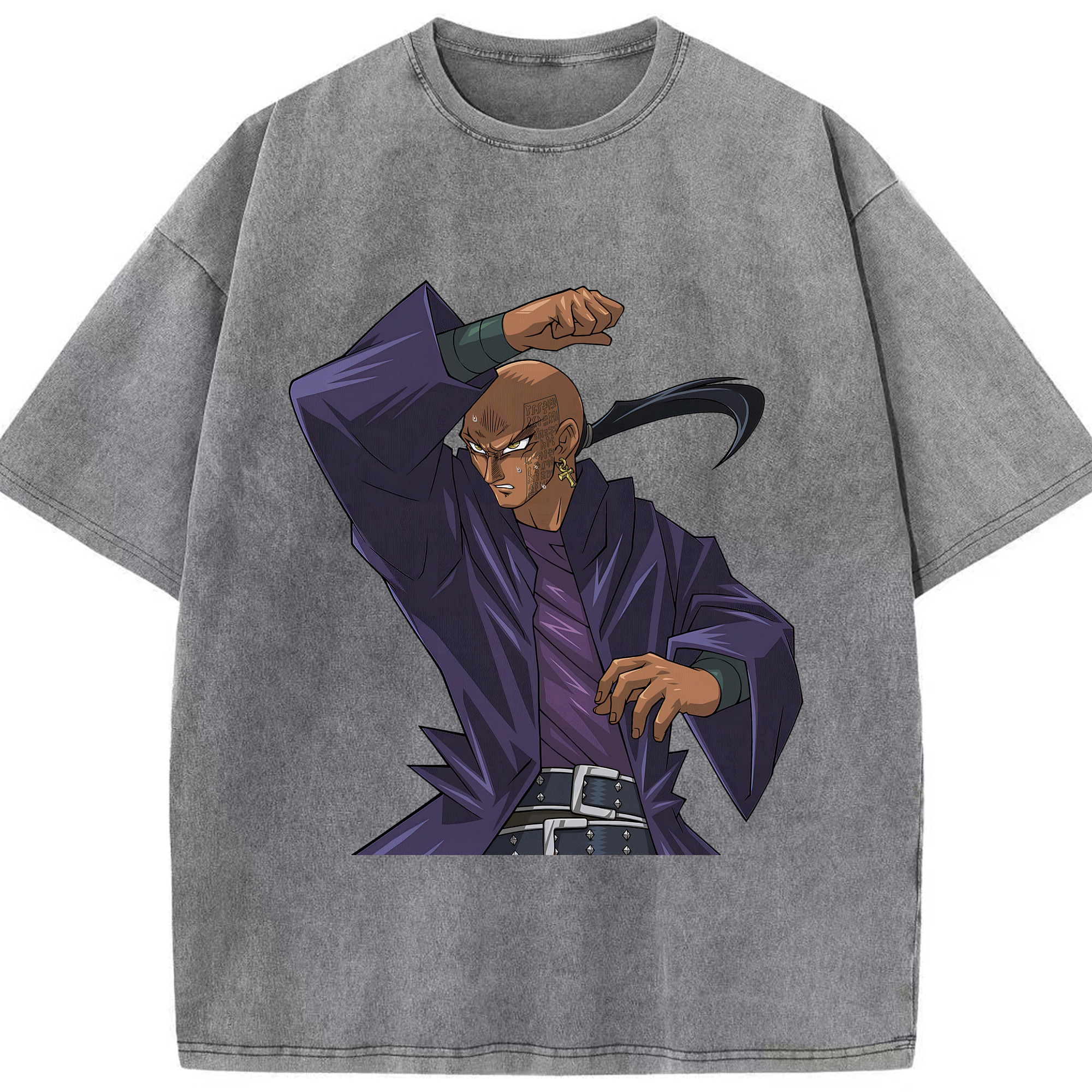 （画像用） 遊☆戯☆王 Yu-Gi-Oh! 綿100% ヴィンテージ風 半袖Tシャツ（フロントプリント）