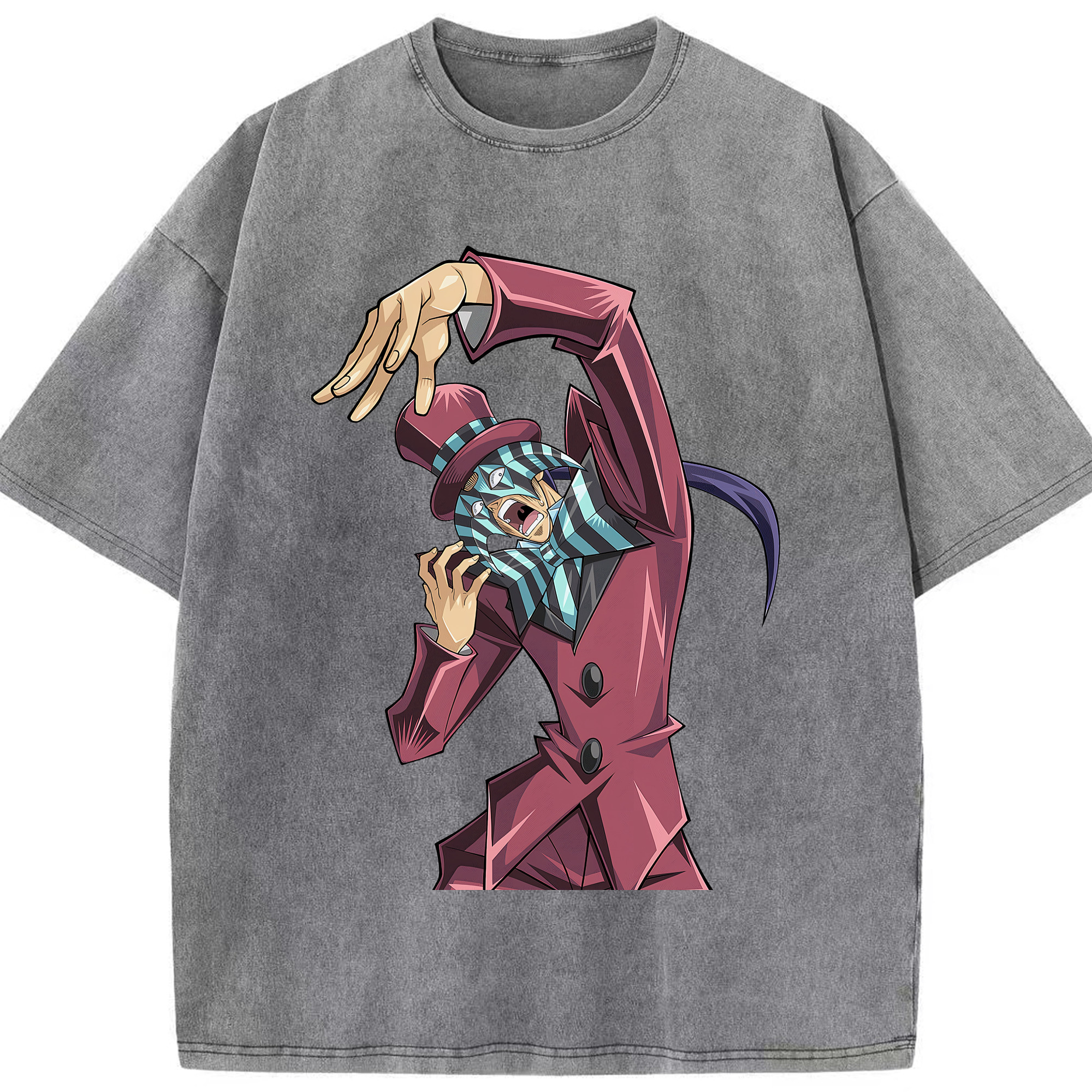 （画像用） 遊☆戯☆王 Yu-Gi-Oh! 綿100% ヴィンテージ風 半袖Tシャツ（フロントプリント）