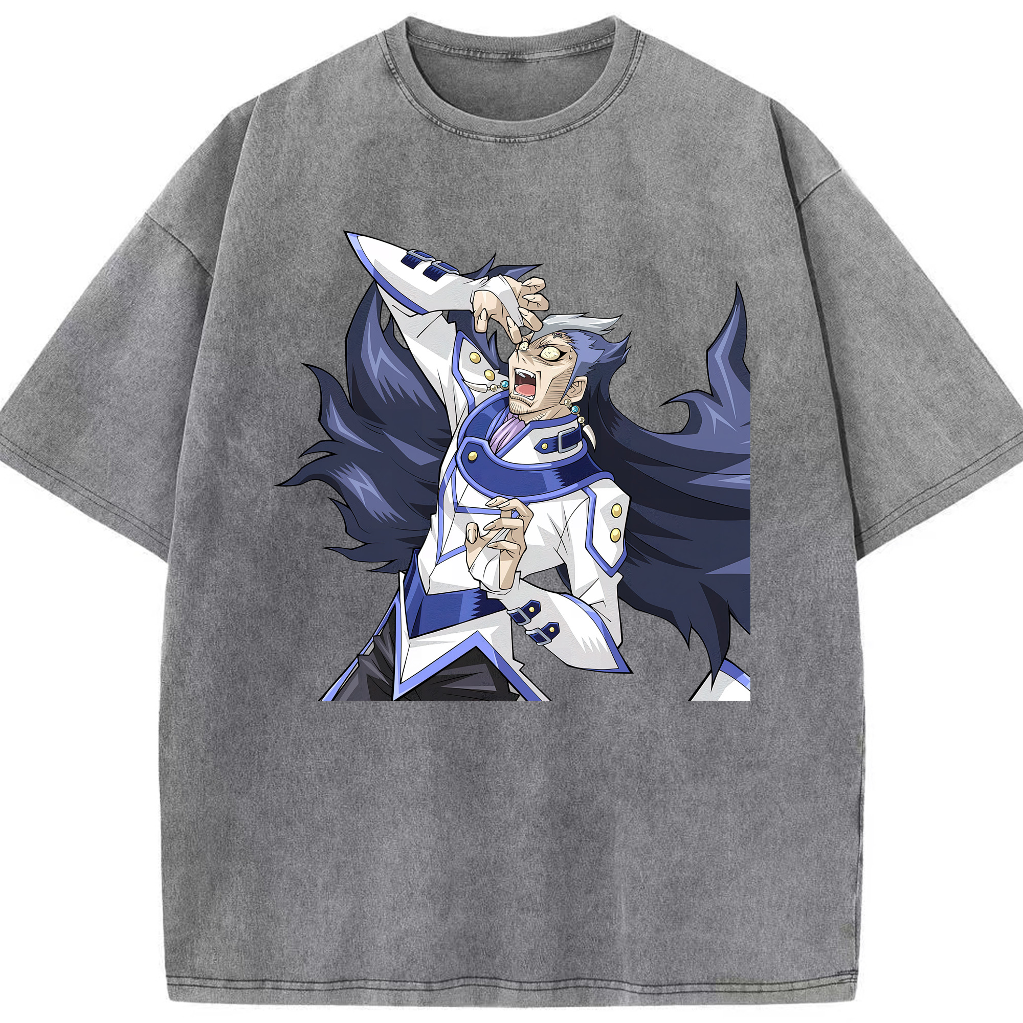 （画像用） 遊☆戯☆王 Yu-Gi-Oh! 綿100% ヴィンテージ風 半袖Tシャツ（フロントプリント）