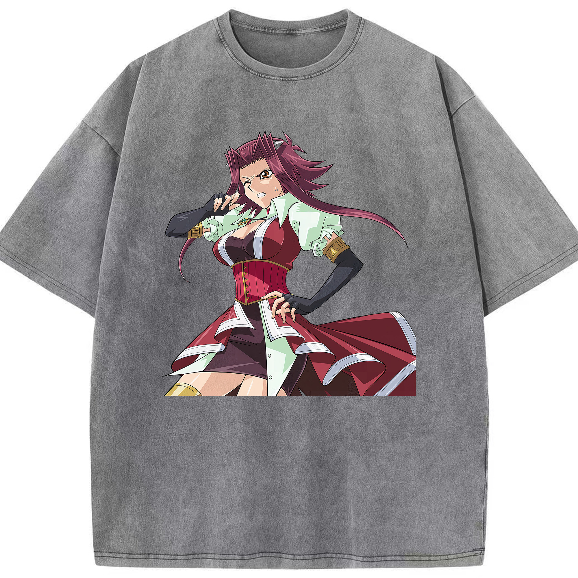 （画像用） 遊☆戯☆王 Yu-Gi-Oh! 綿100% ヴィンテージ風 半袖Tシャツ（フロントプリント）
