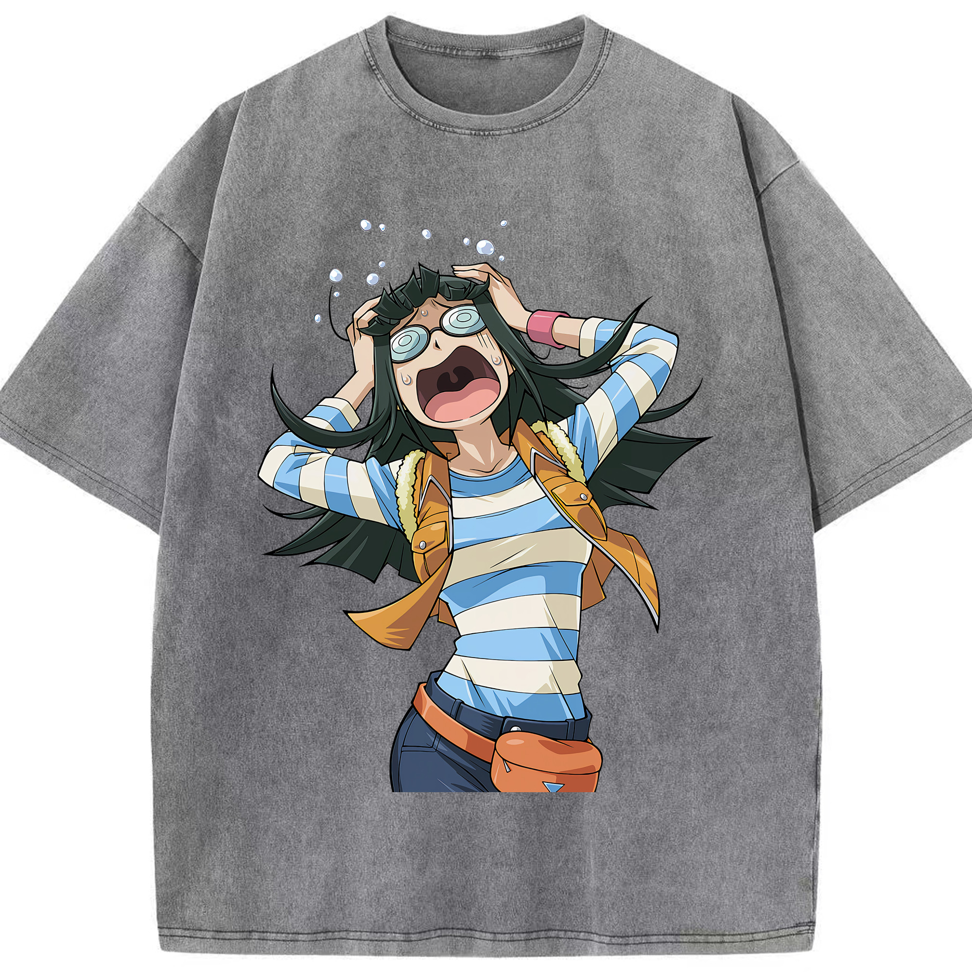 （画像用） 遊☆戯☆王 Yu-Gi-Oh! 綿100% ヴィンテージ風 半袖Tシャツ（フロントプリント）