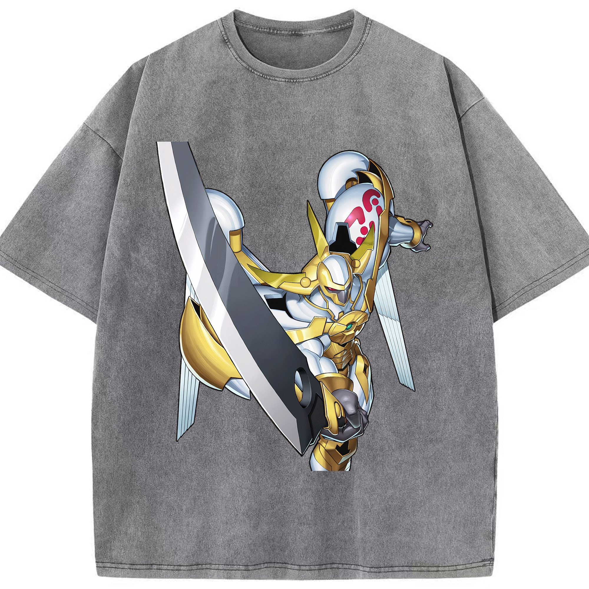 （画像用） 遊☆戯☆王 Yu-Gi-Oh! 綿100% ヴィンテージ風 半袖Tシャツ（フロントプリント）
