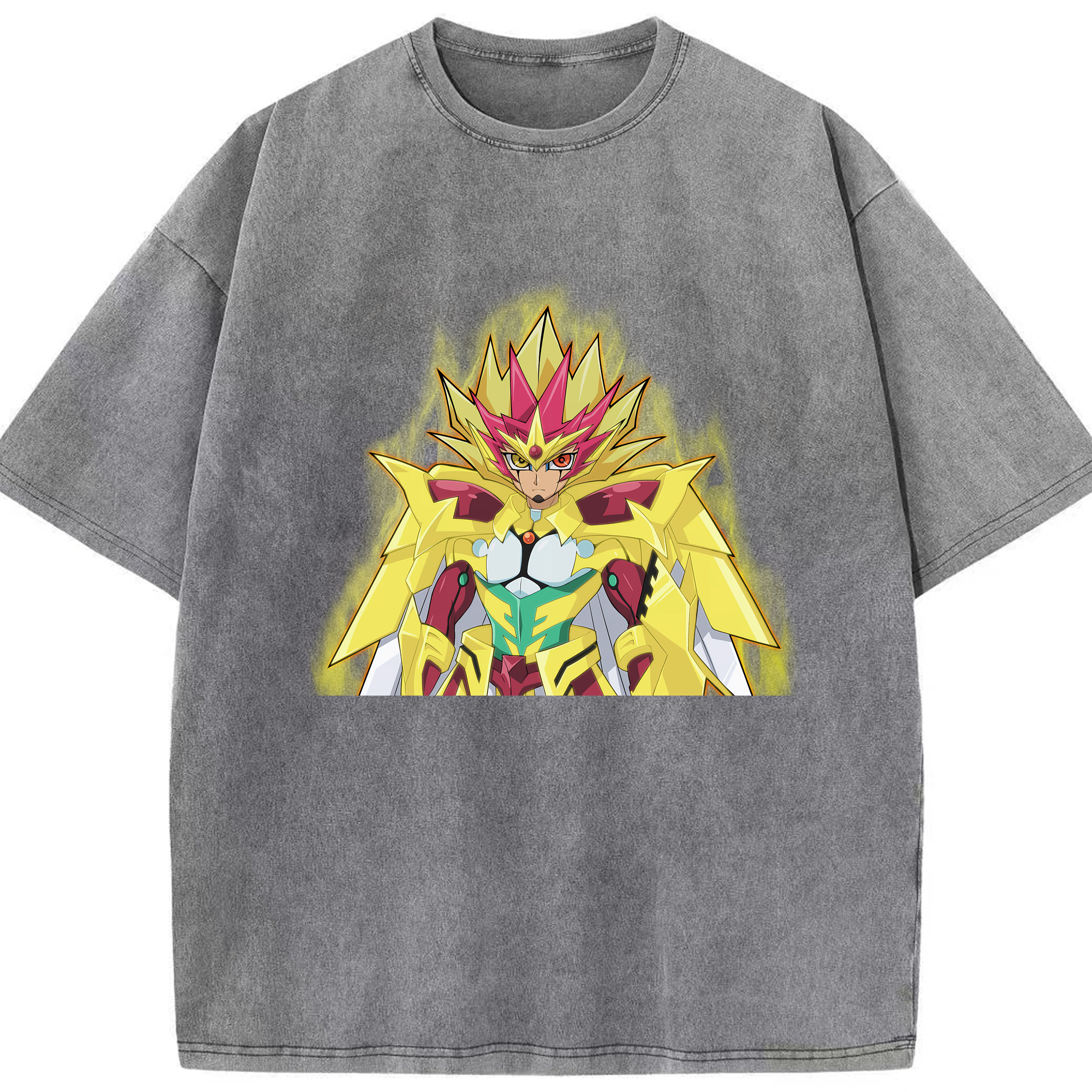 （画像用） 遊☆戯☆王 Yu-Gi-Oh! 綿100% ヴィンテージ風 半袖Tシャツ（フロントプリント）