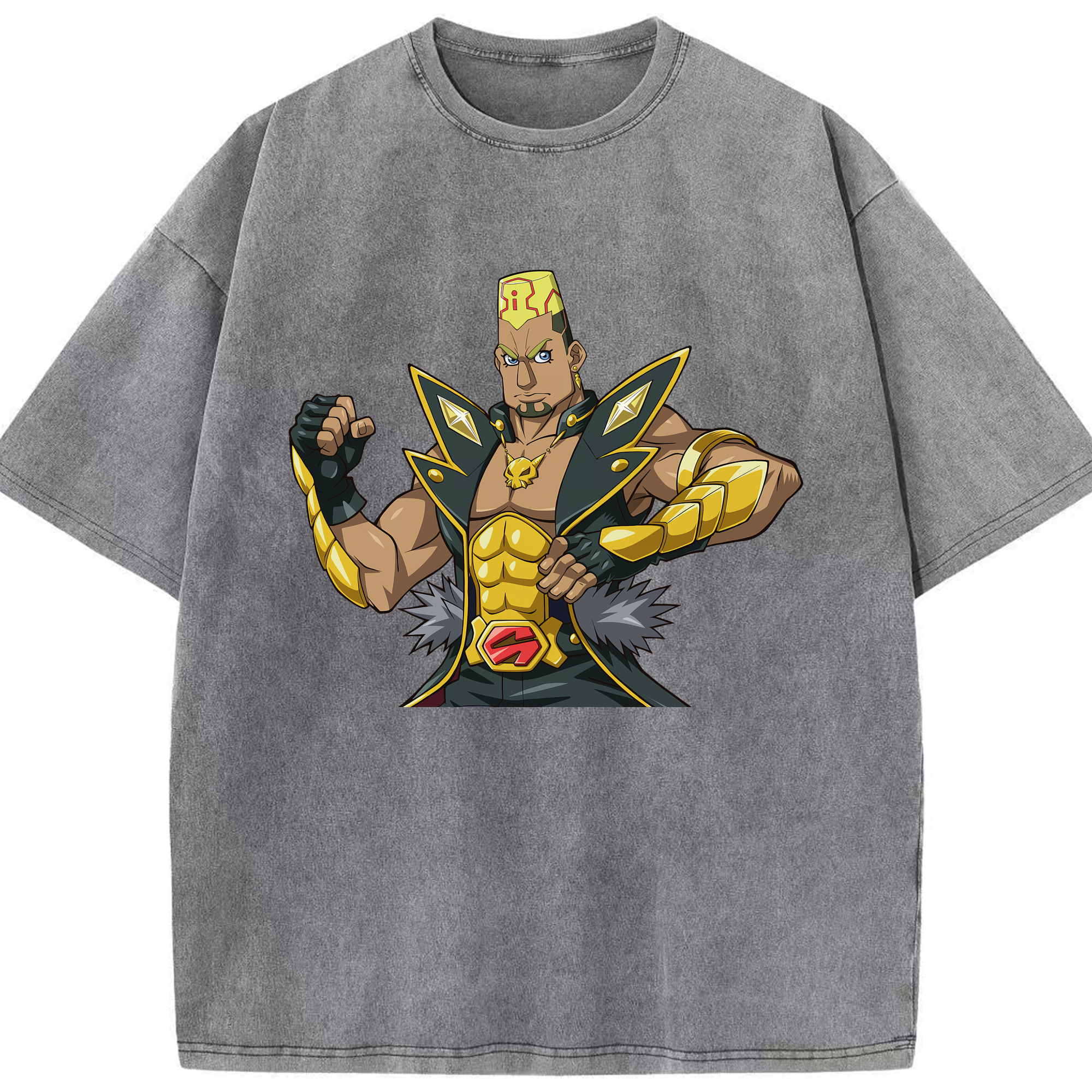 （画像用） 遊☆戯☆王 Yu-Gi-Oh! 綿100% ヴィンテージ風 半袖Tシャツ（フロントプリント）