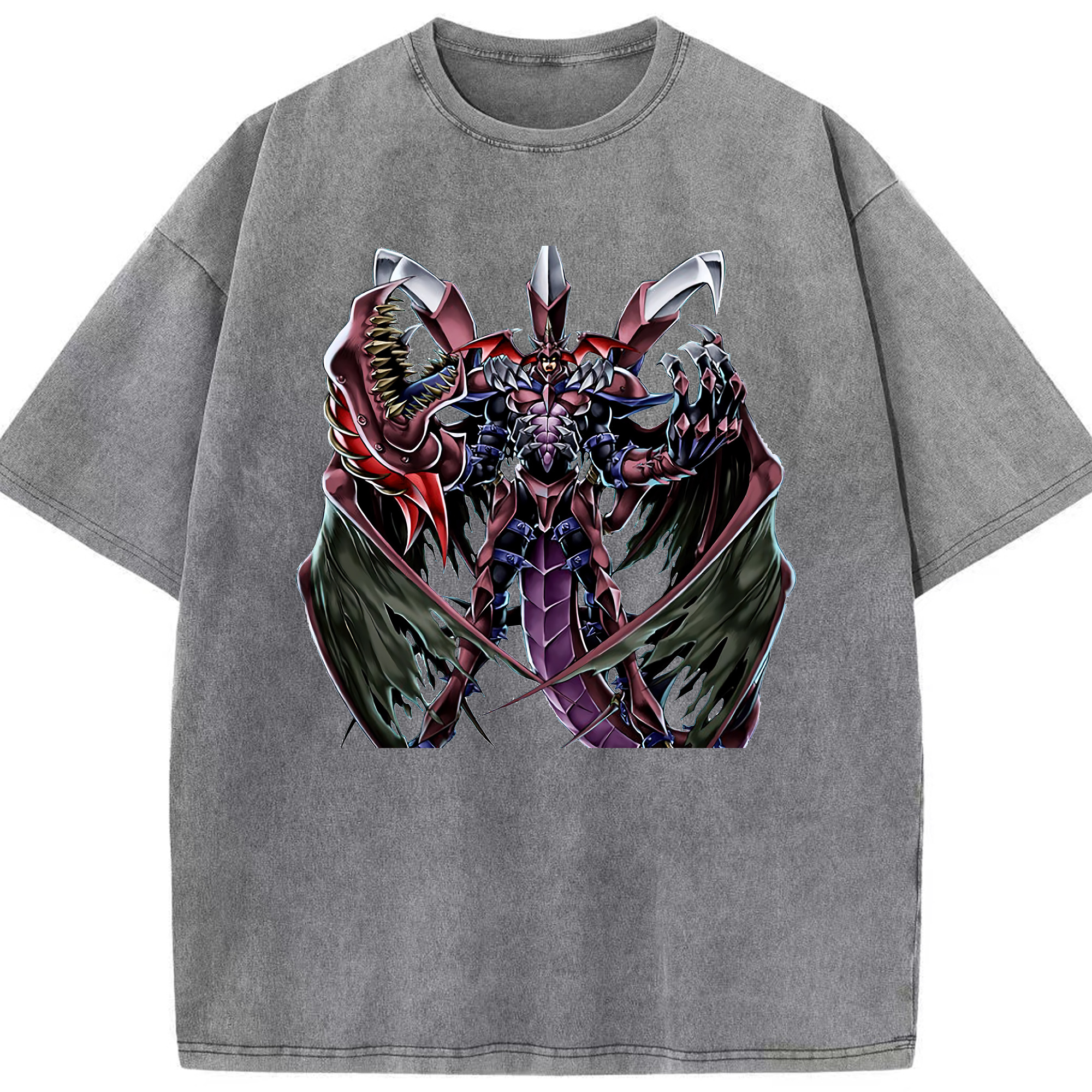 （画像用） 遊☆戯☆王 Yu-Gi-Oh! 綿100% ヴィンテージ風 半袖Tシャツ（フロントプリント）